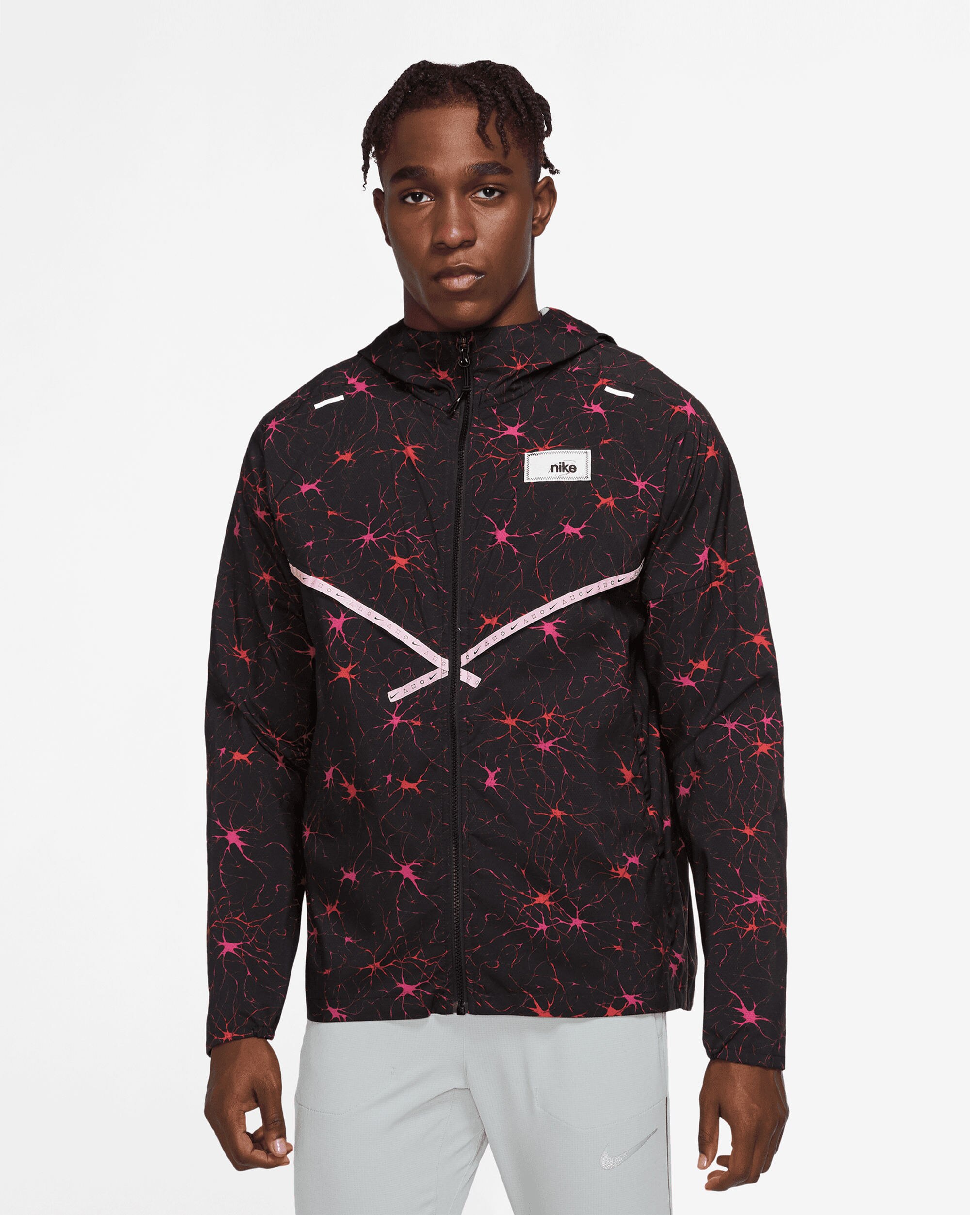 Nike Giacca Repel UV D.Y.E. Nero Uomo