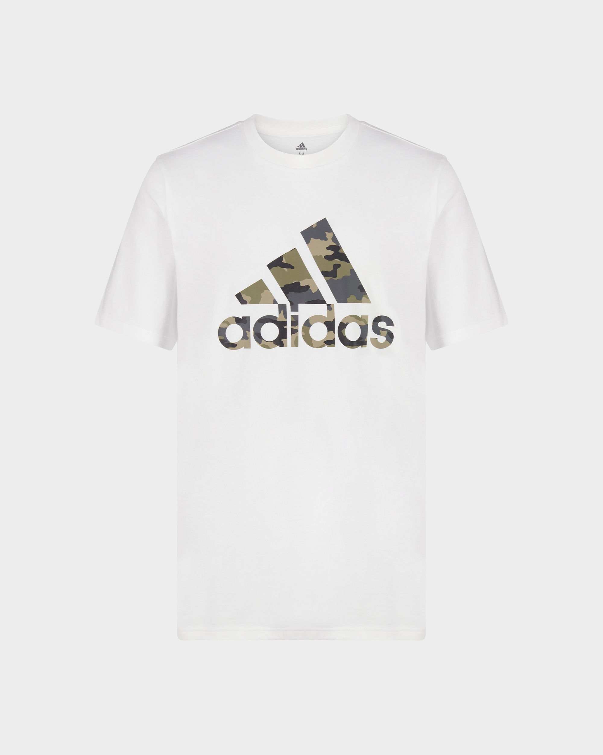 Adidas T-Shirt Camo Badge Of Sport Graphic Bianco Uomo