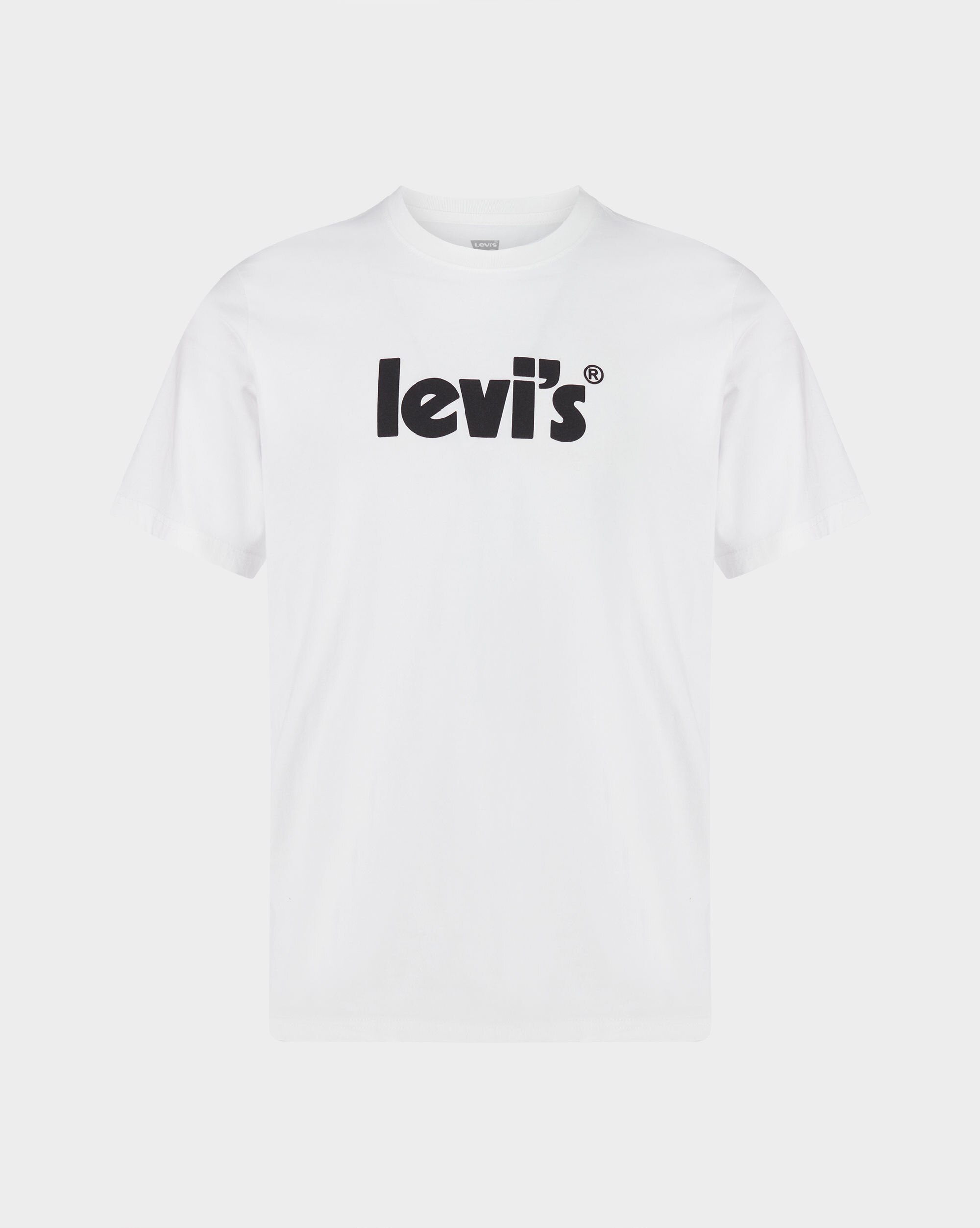 Levi's T-Shirt Relaxed Fit Logo Poster Bianco Uomo