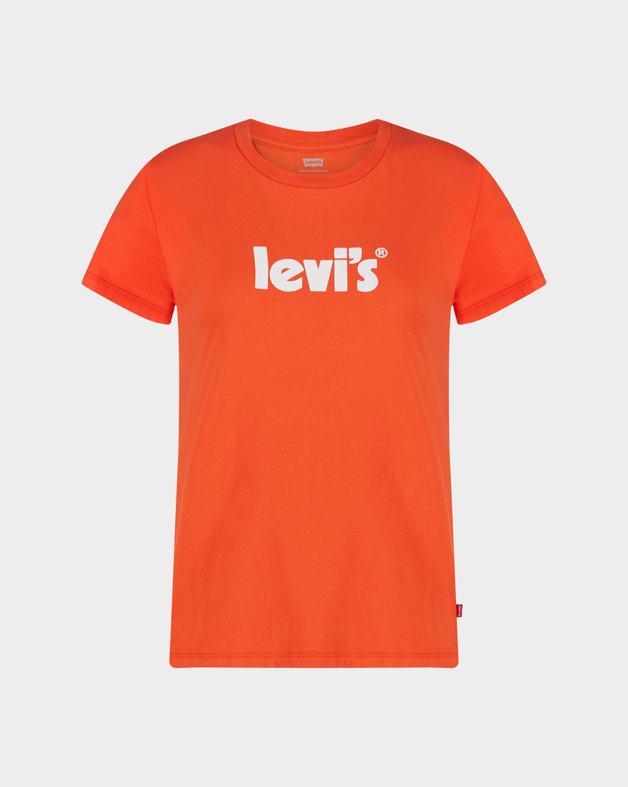 Levi's T-Shirt The Perfect Poster Logo Arancione Donna