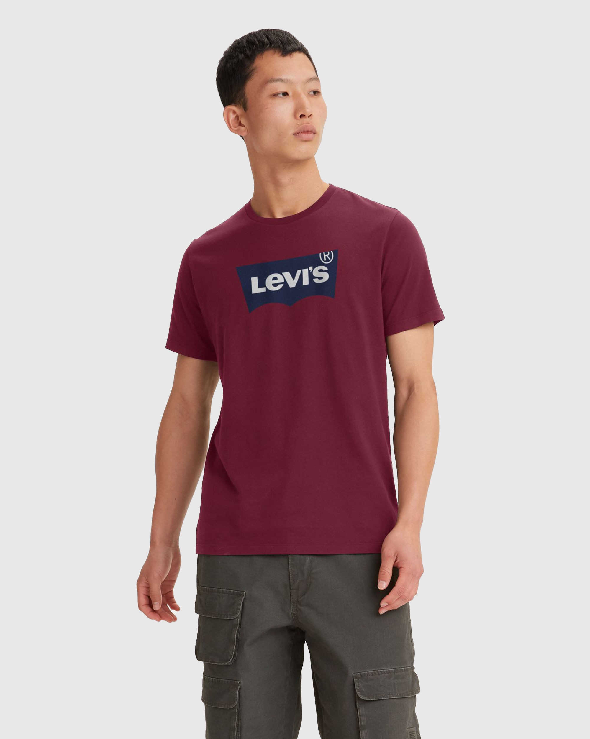 Levi's T-Shirt Girocollo Graphic Rosso Uomo