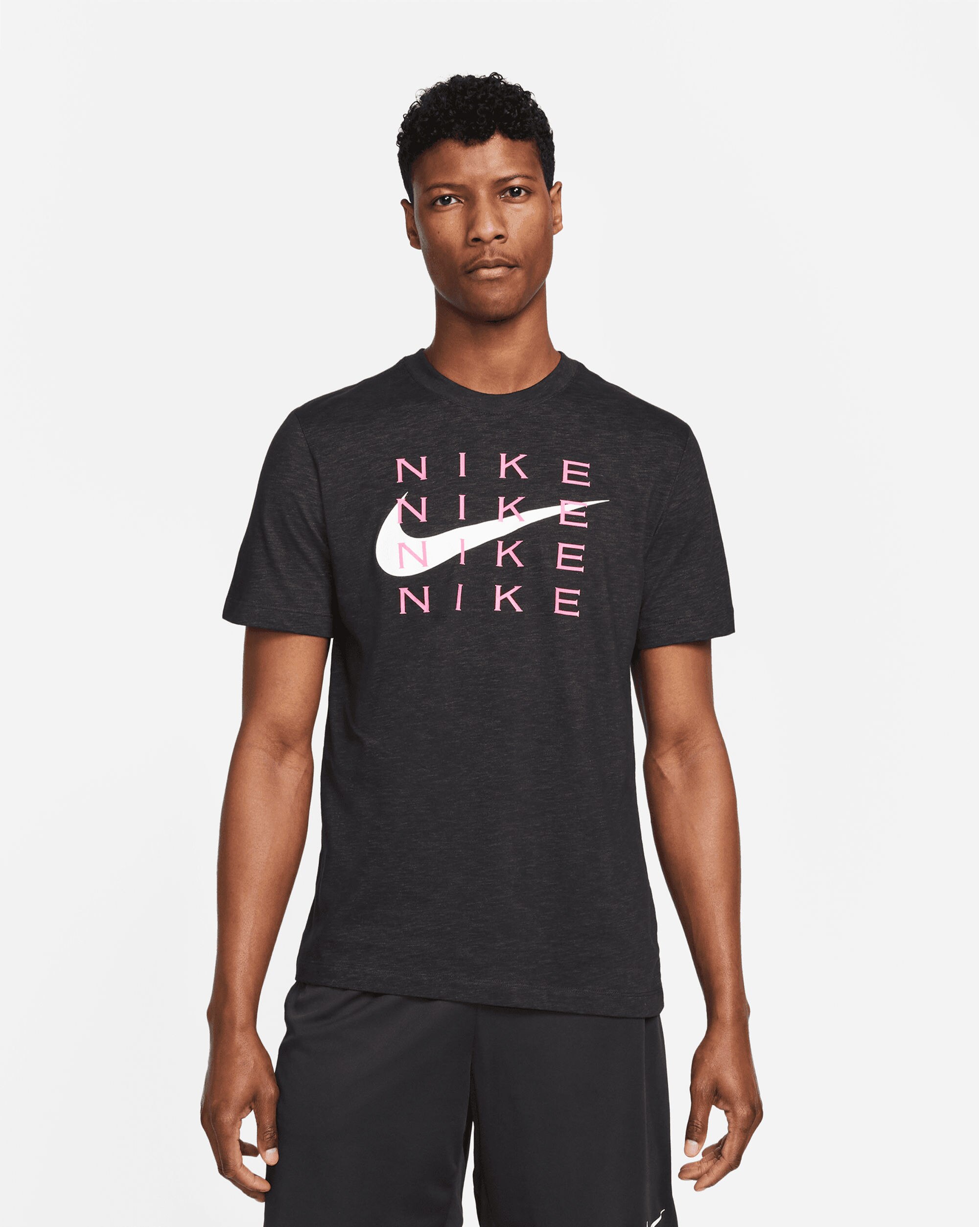 Nike T-Shirt Dri-FITSlub Nero Uomo