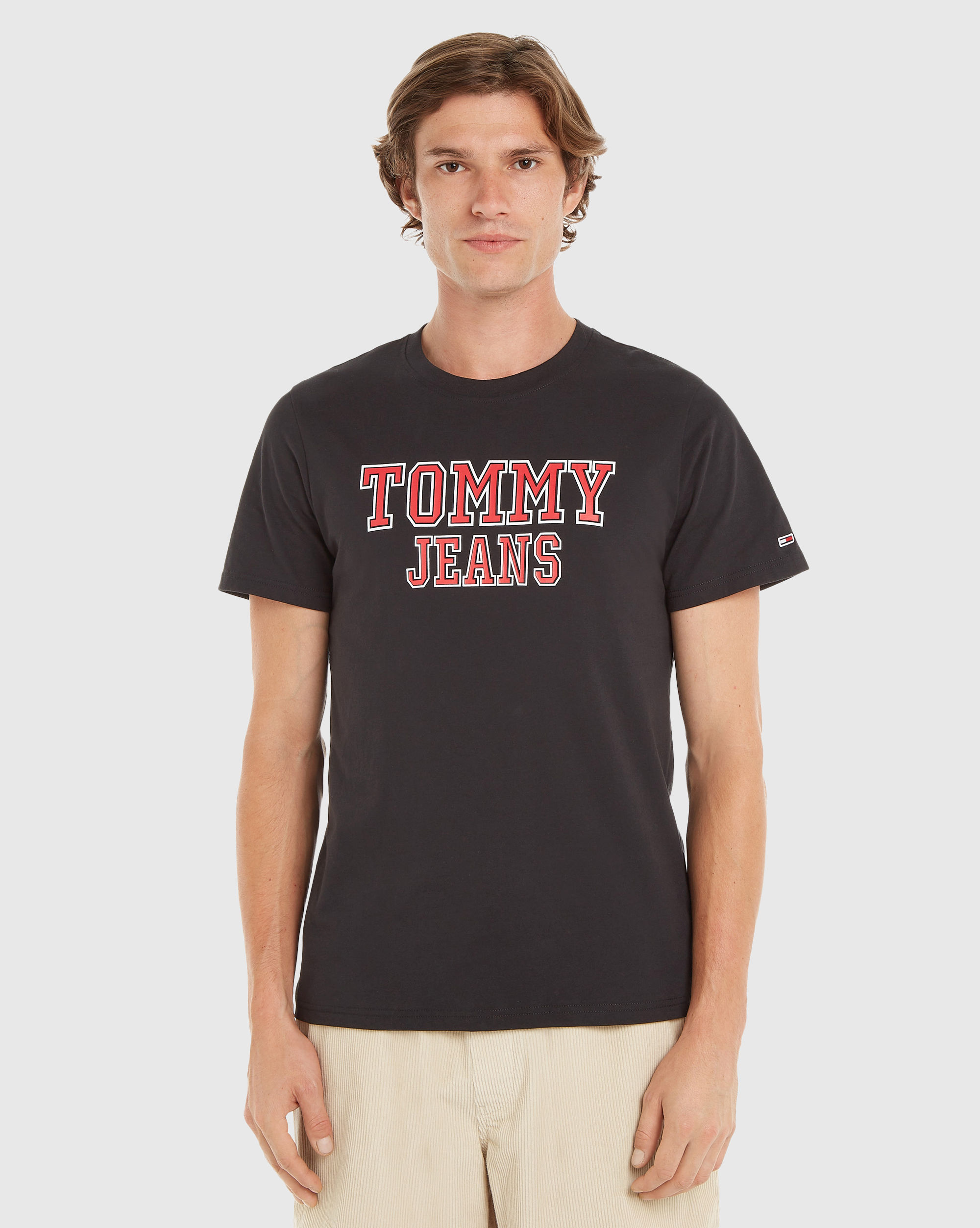 Tommy Hilfiger T-Shirt Essential Nero Uomo