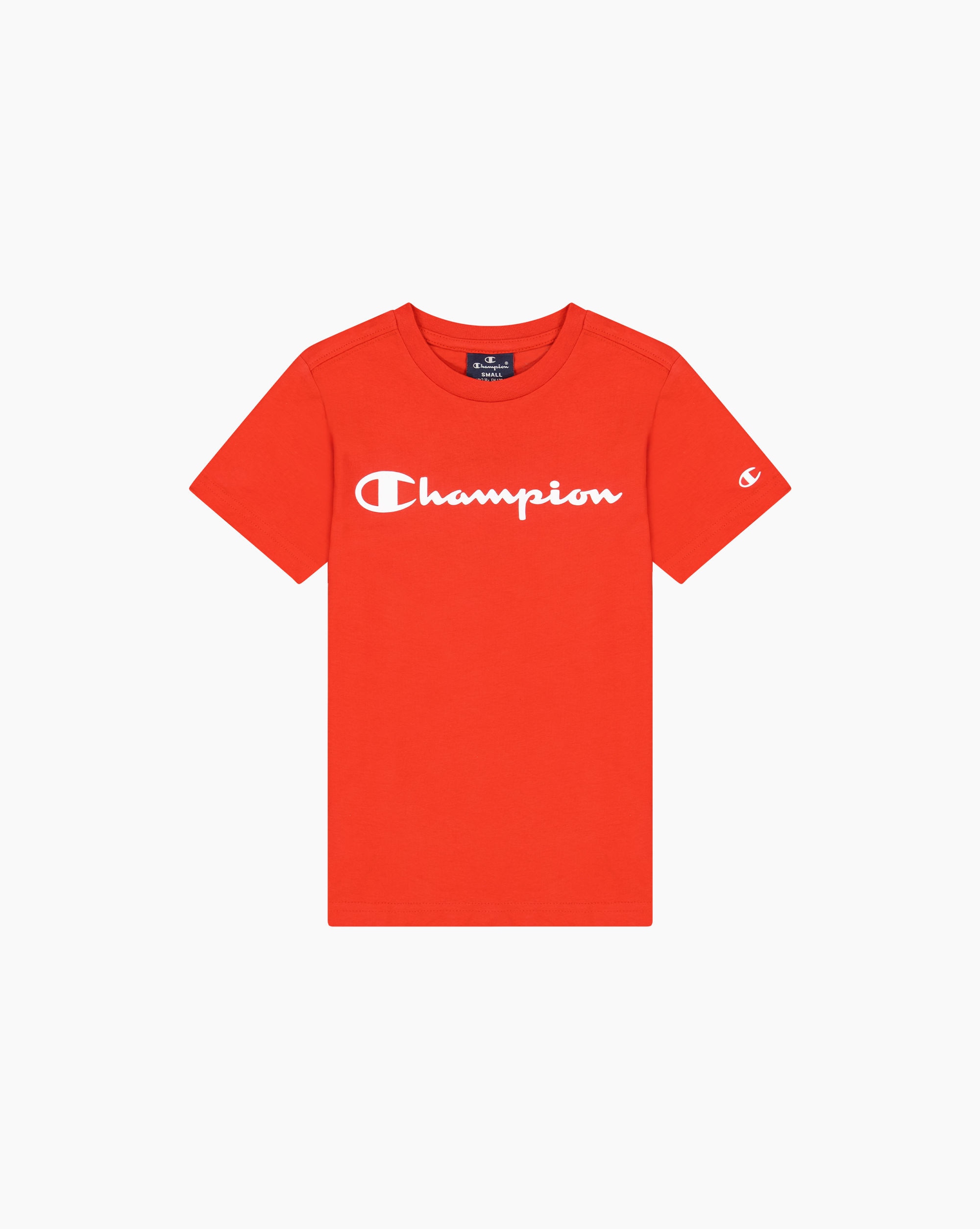 Champion T-Shirt Girocollo Rosso Bambino