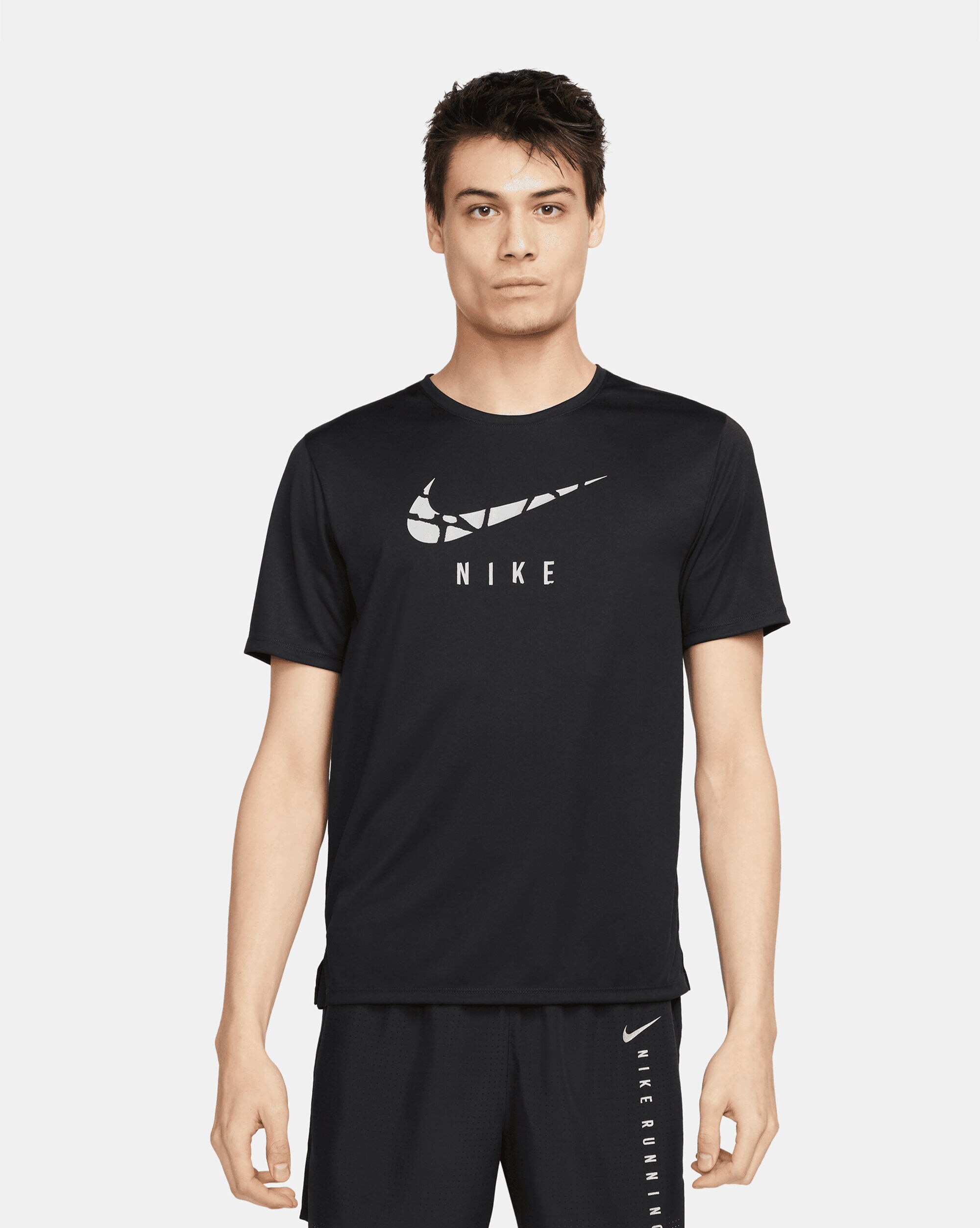 Nike T-Shirt Dri-FIT Run Division Nero Uomo