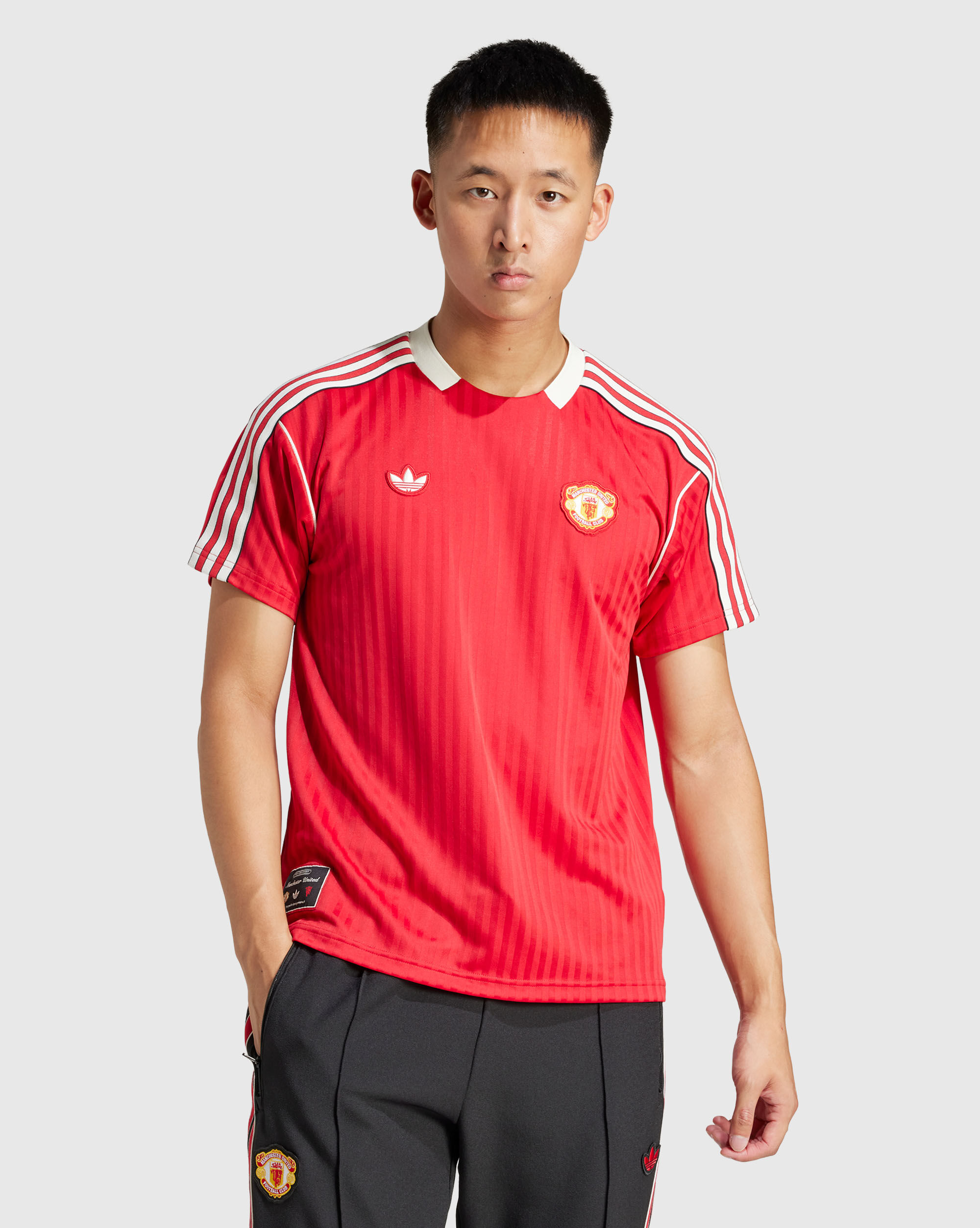 Maglia Terrace Icons Manchester United FC (Neutral) Rosso Uomo