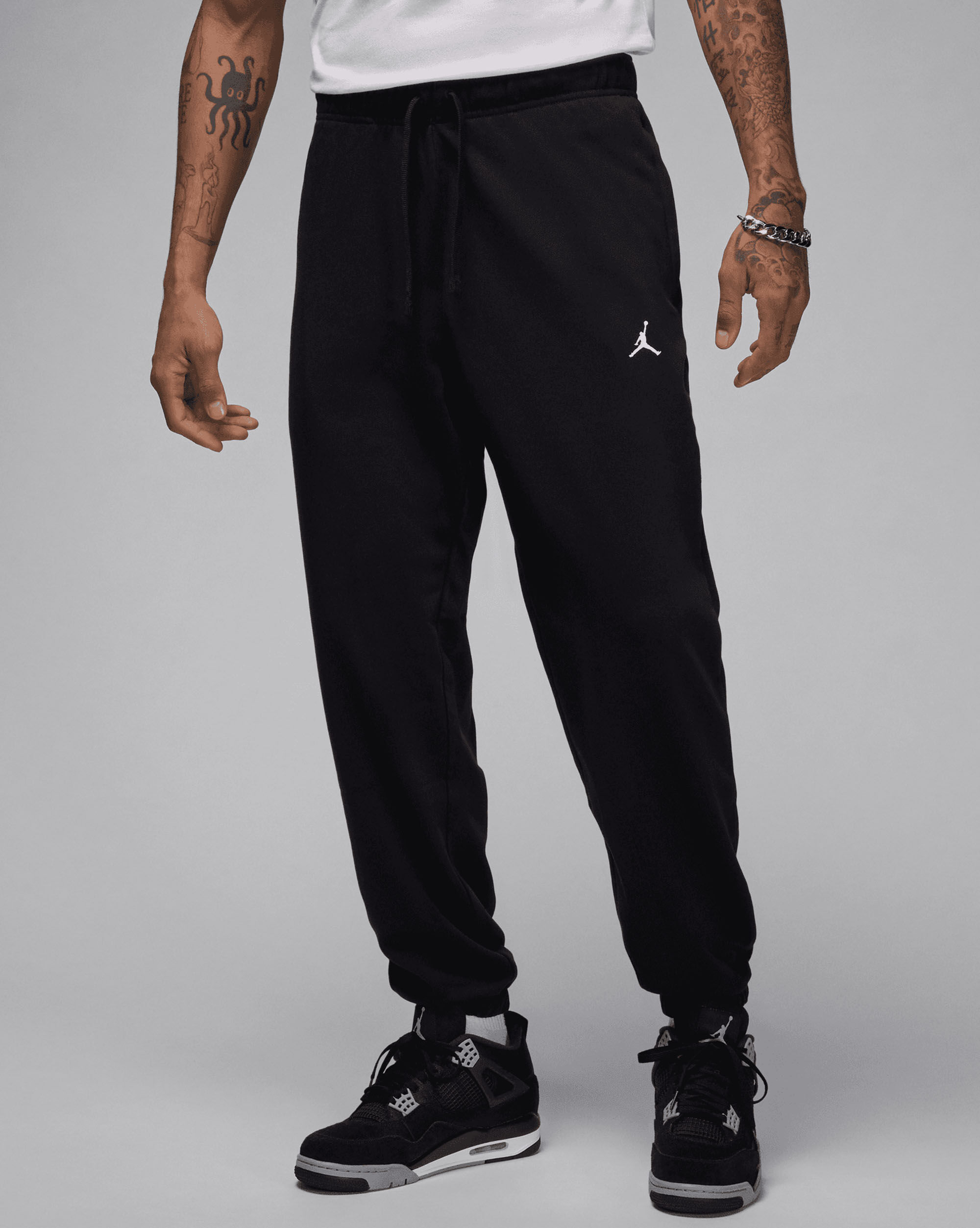 Pantaloni in fleece Dri-FIT Nero Uomo