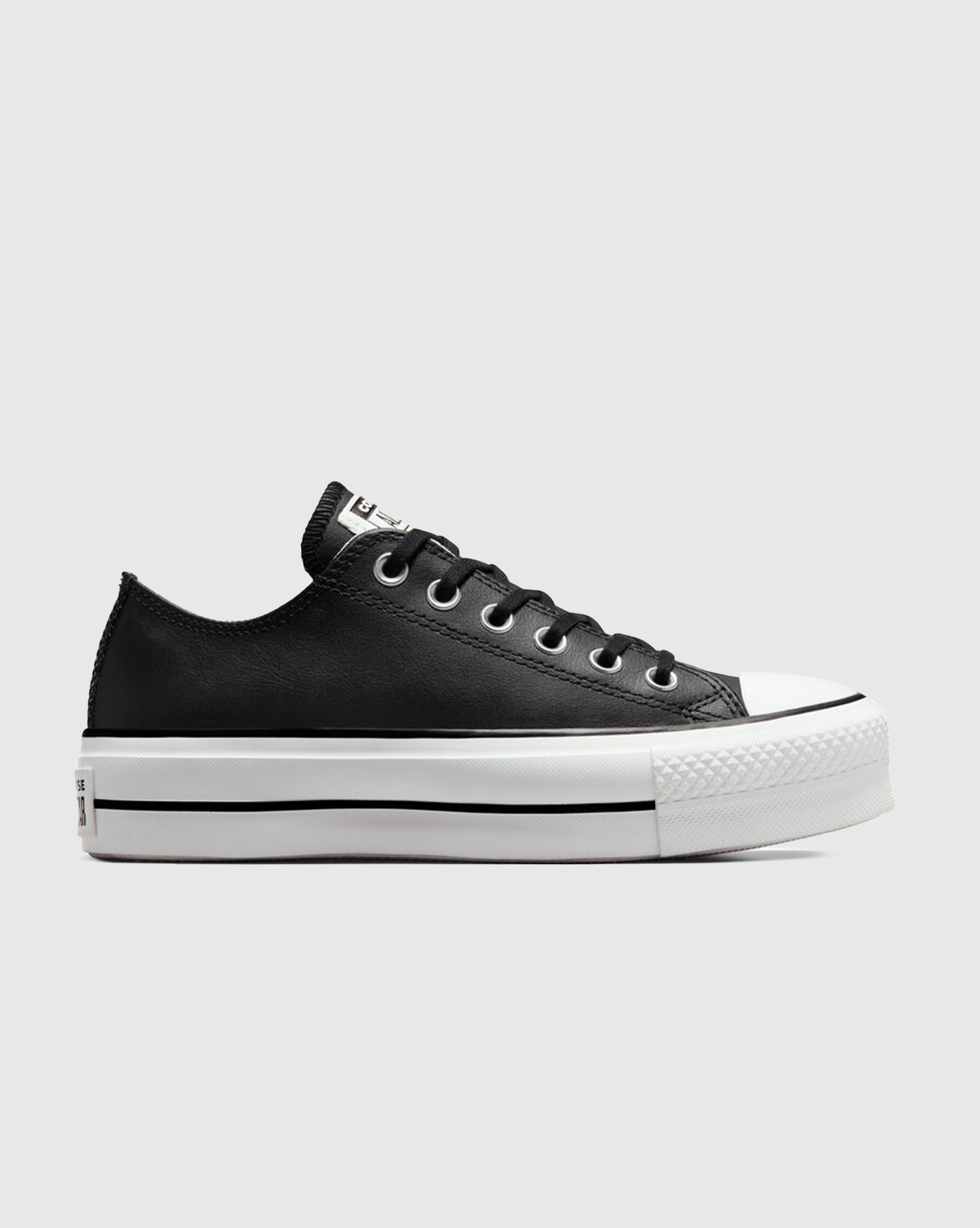 Chuck Taylor All Star Lift Platform Leather Nero Donna