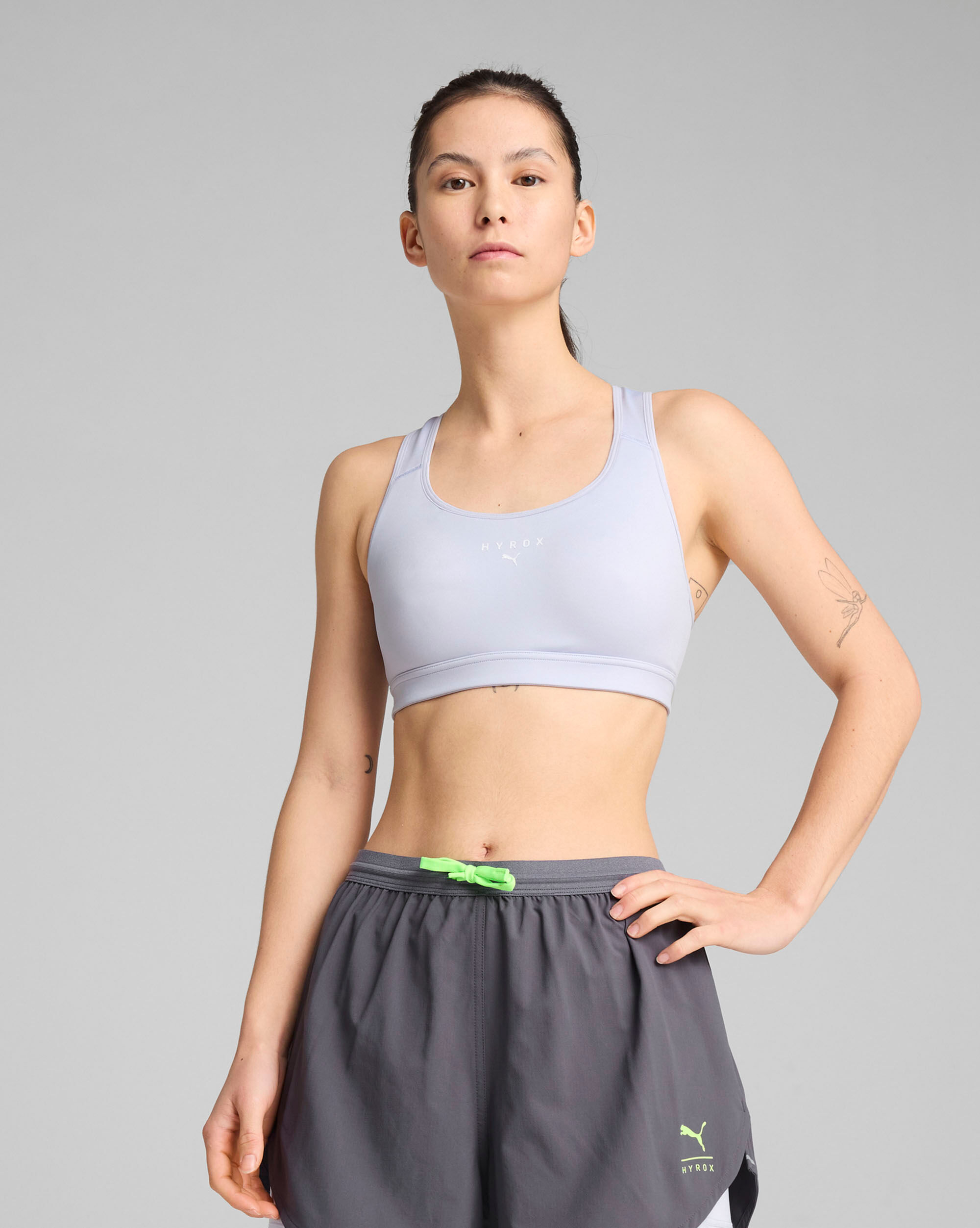 Reggiseno Sportivo Bra Hyrox Mid Impact Viola Donna