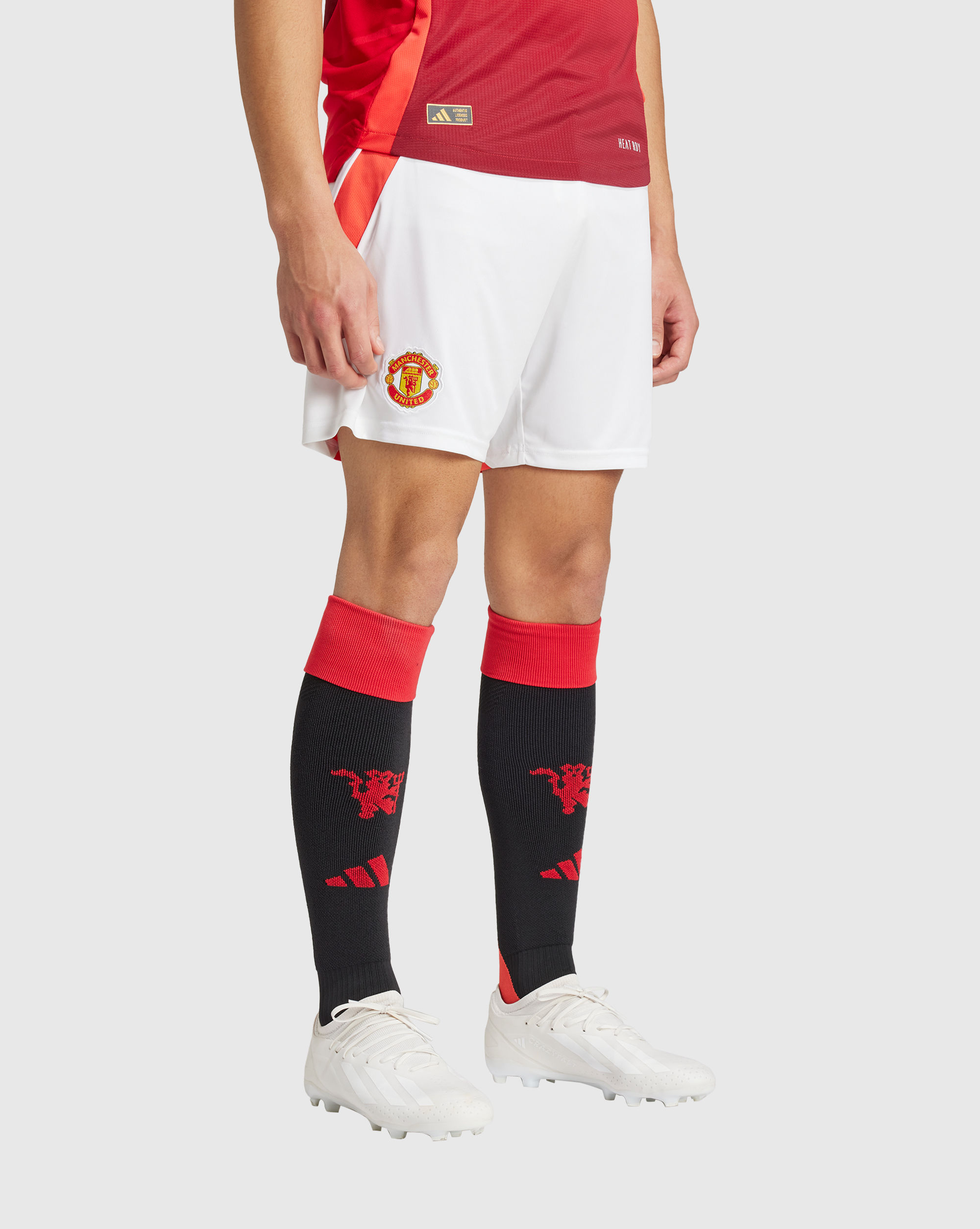 Short Home 24/25 Manchester United Fc Bianco Uomo