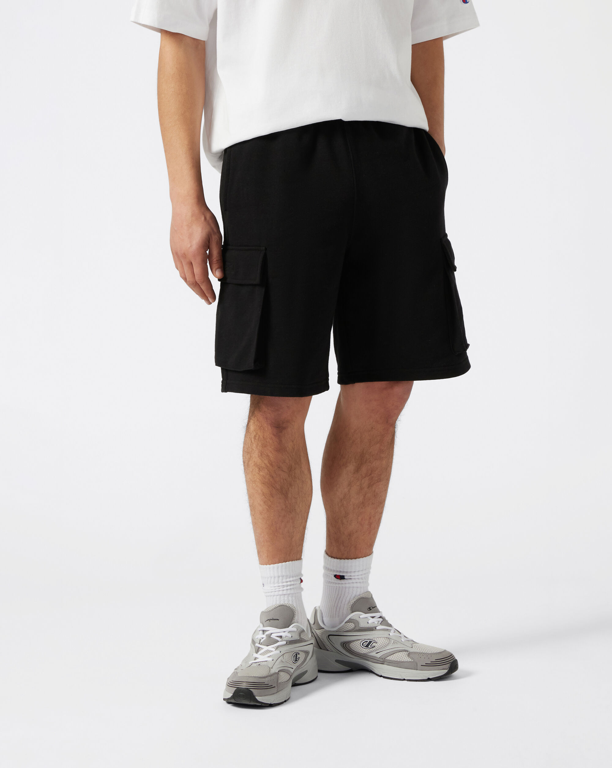 Shorts Bermuda Cargo Nero Uomo