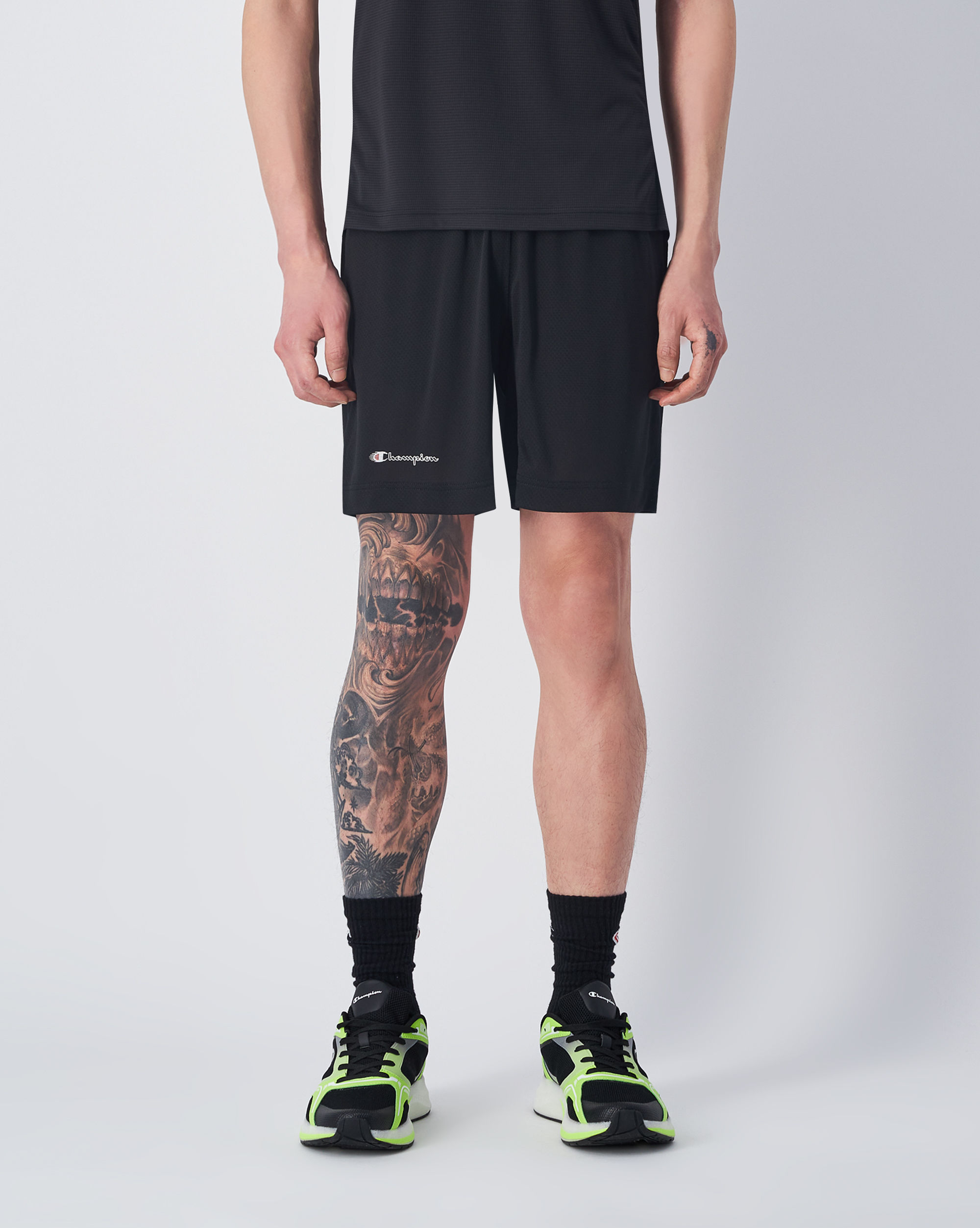 Pantaloncini Modern Sport in Micro Mesh Nero Uomo