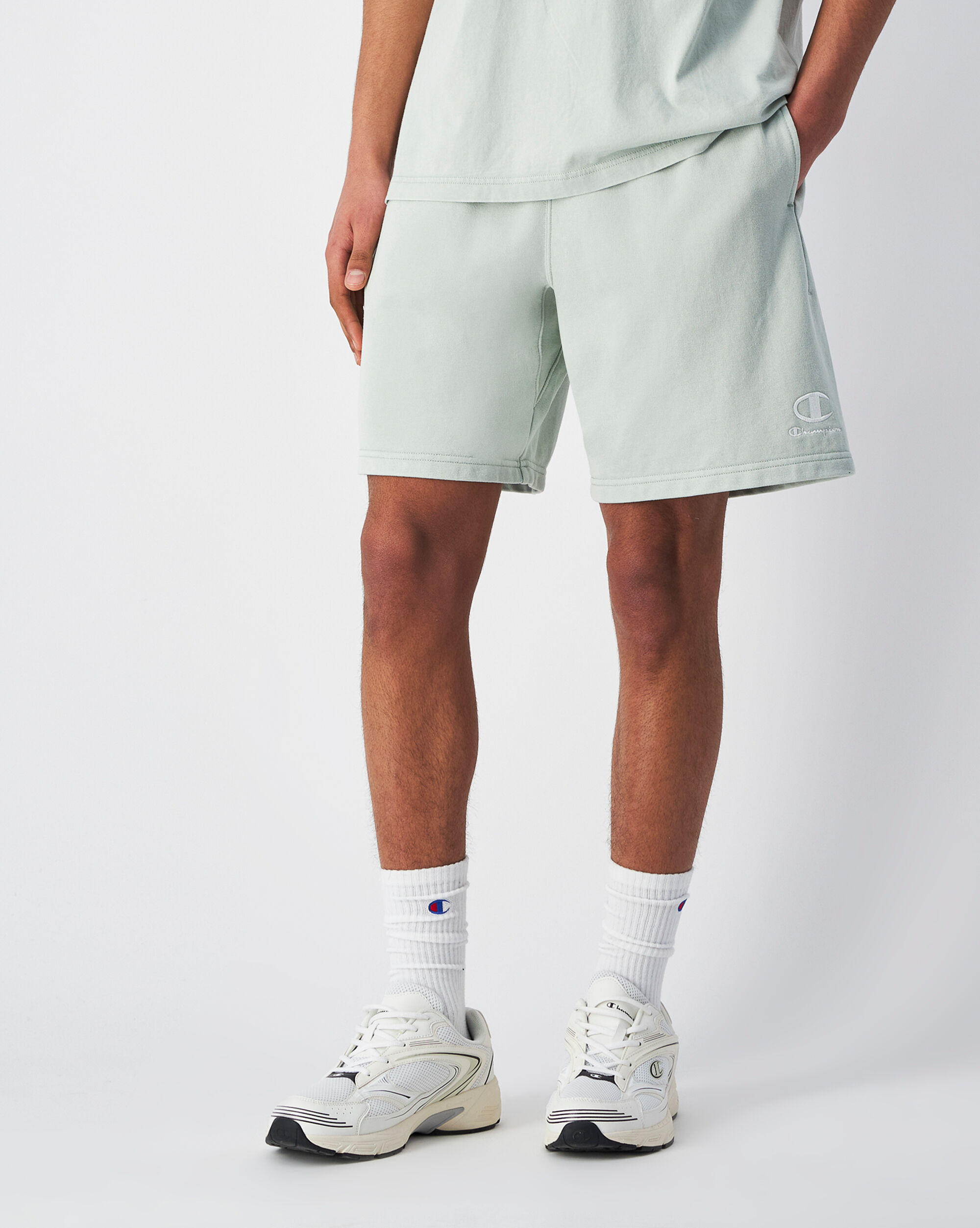 Shorts Icons Plus Wash Verde Uomo