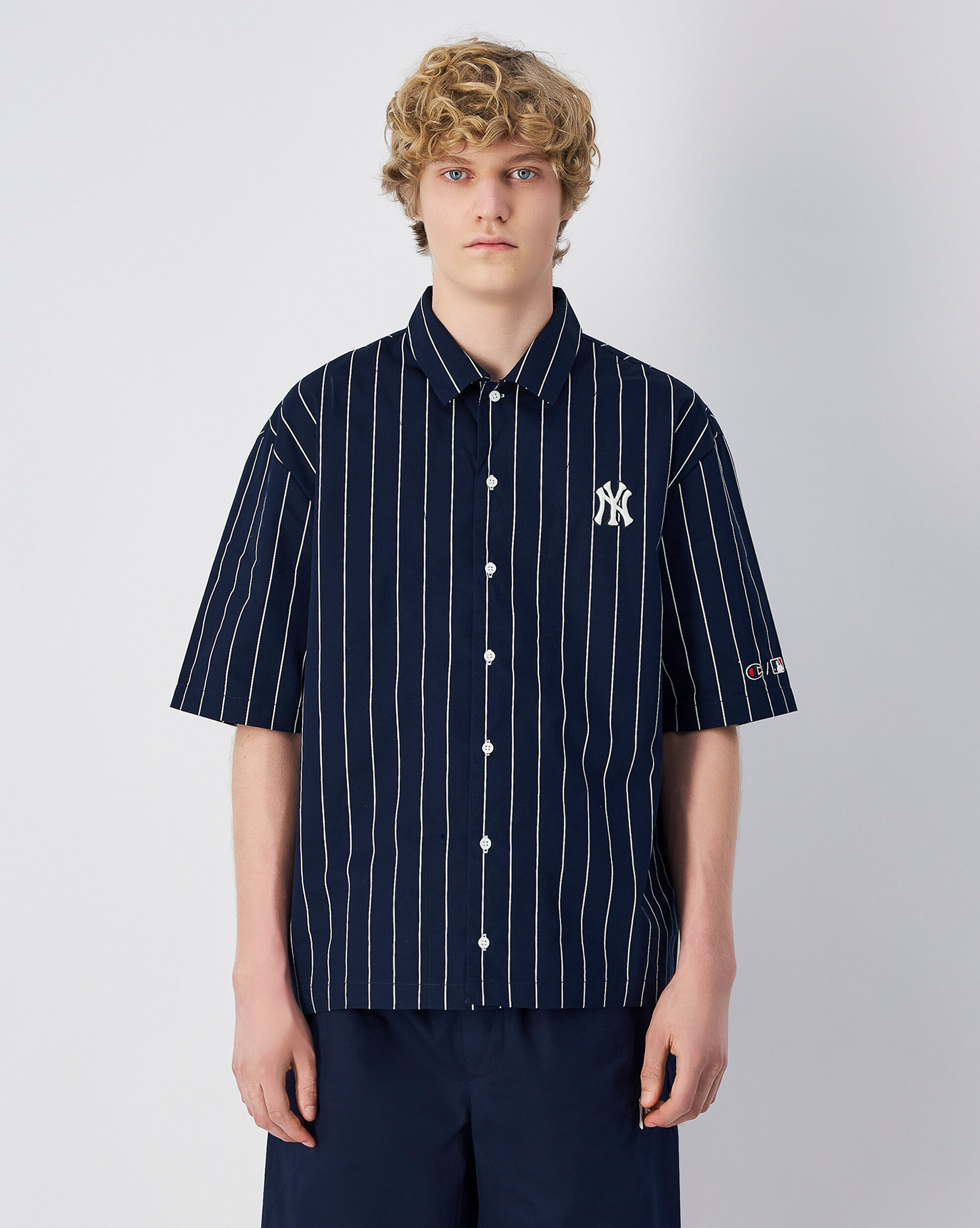 Camicia MLB Blu Uomo