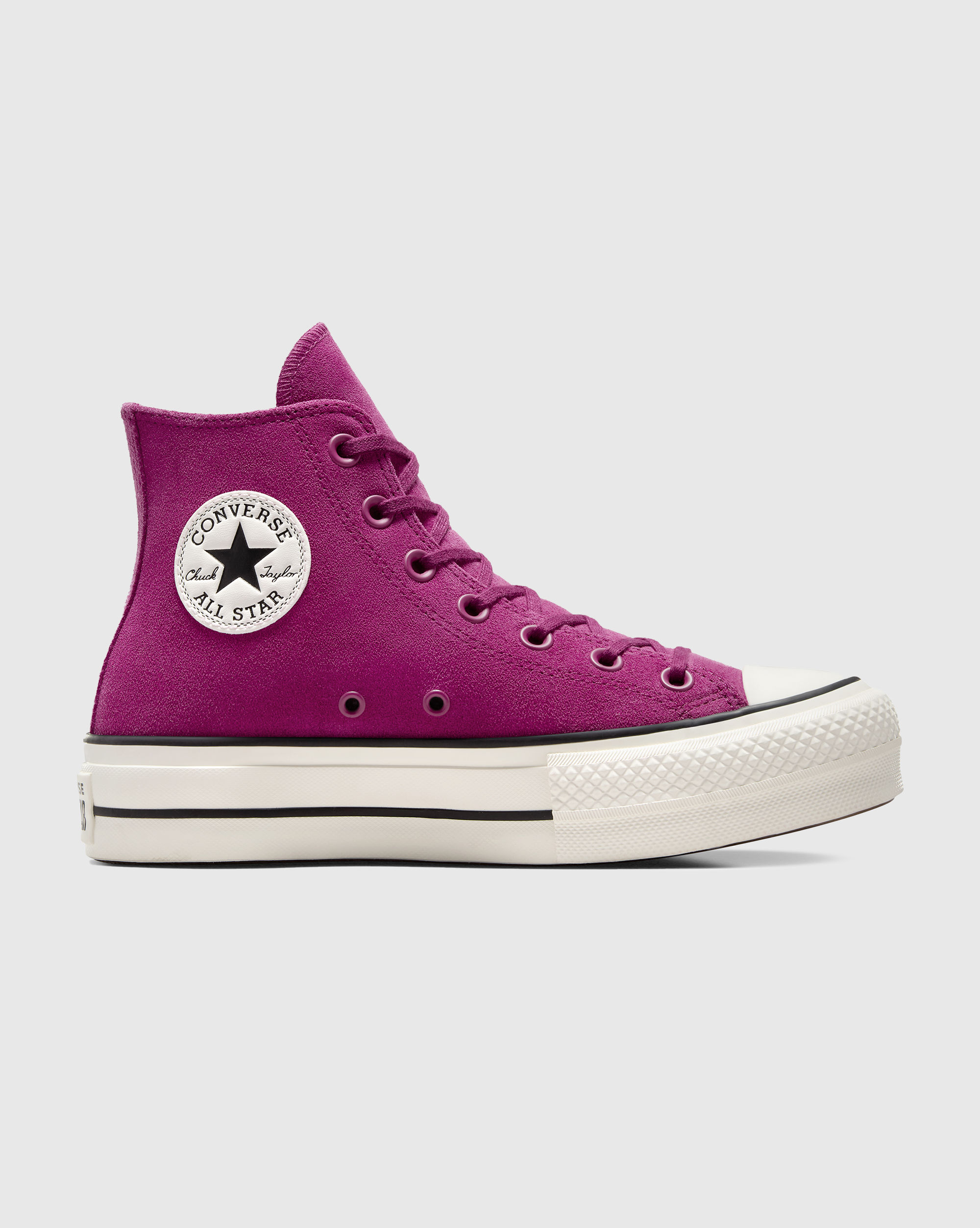 Chuck Taylor All Star Lift Platform Suede Viola Donna