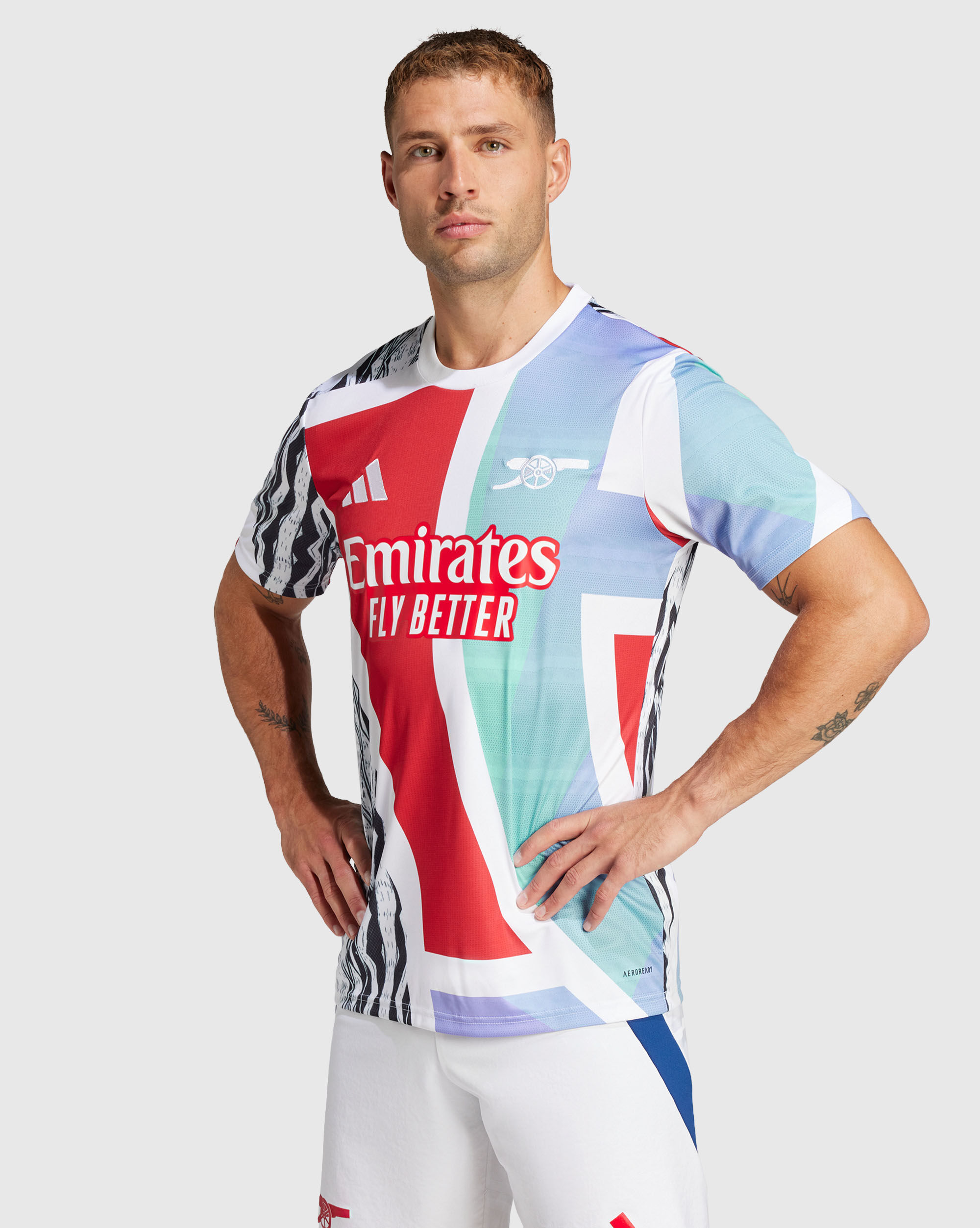 Maglia Pre-Match 24/25 Arsenal FC Rosso Uomo