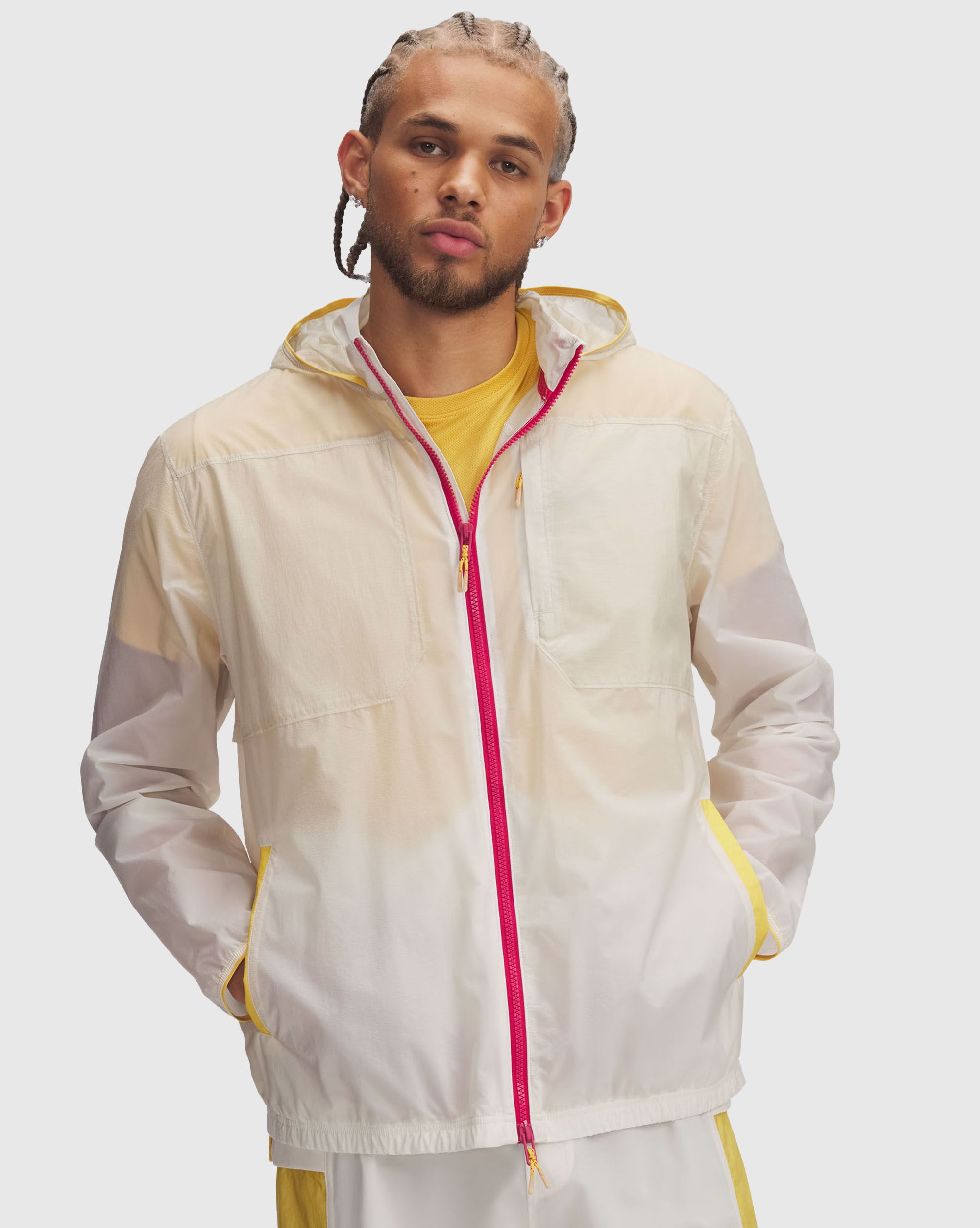 Giacca UA Trail Run Bianco Uomo