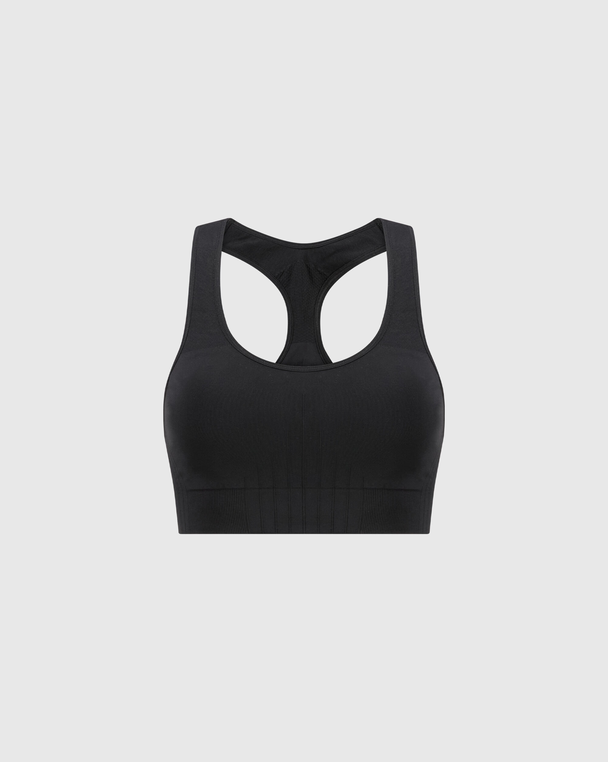 Bra Seamless Senza Cuciture Nero Donna