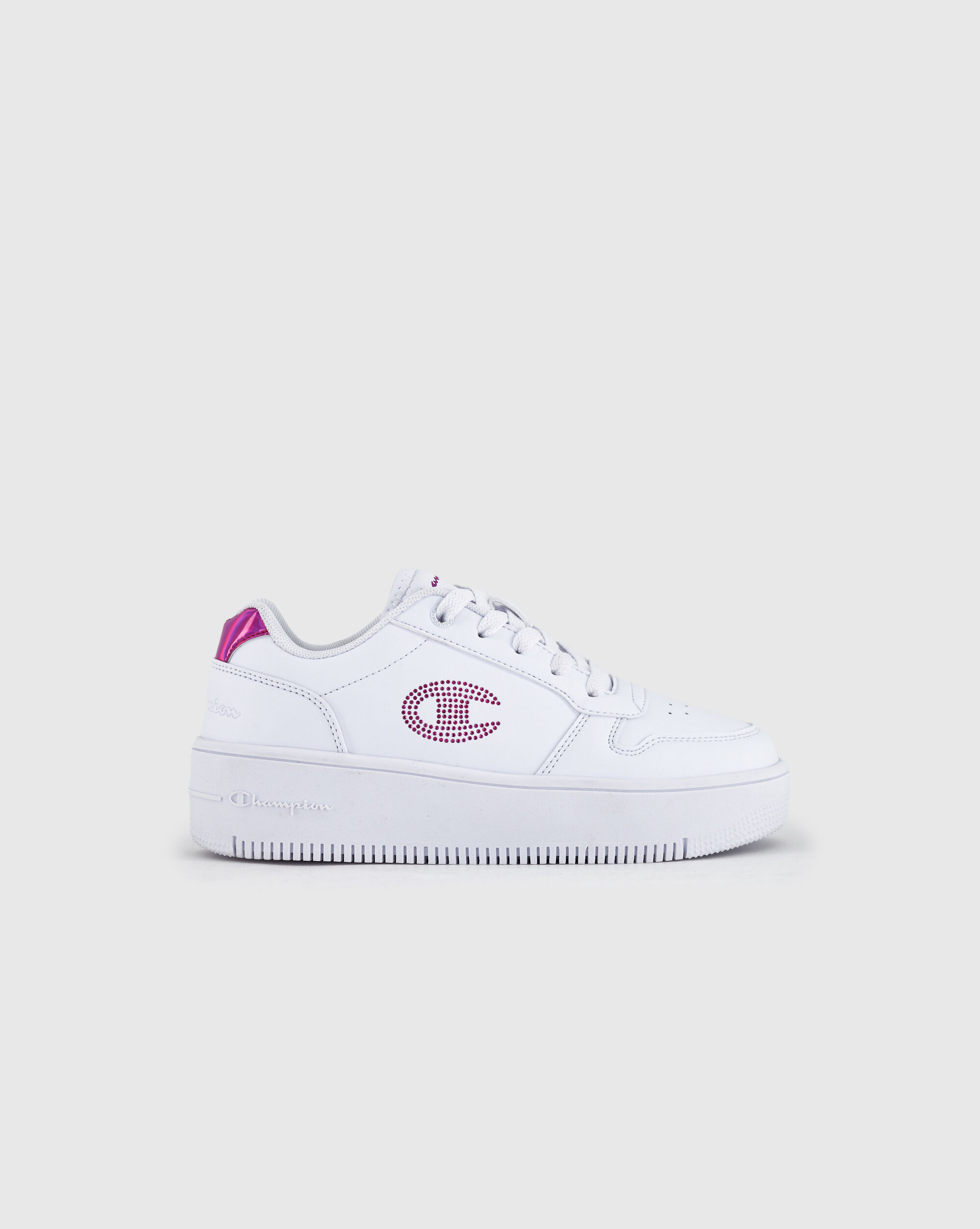 RD18 Platform Glitter Bianco Bambina