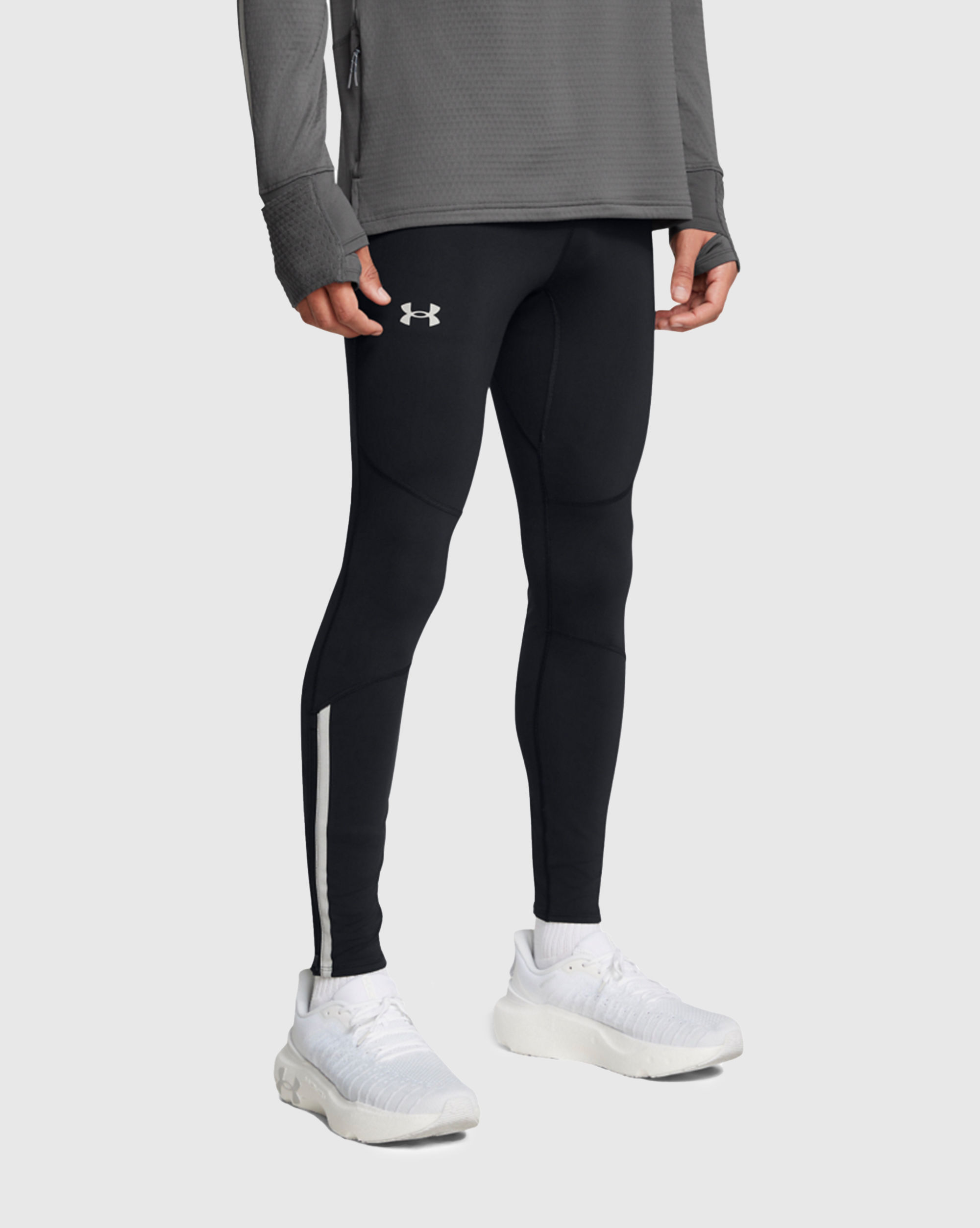 Tight Leggings UA Launch Elite Black Nero Uomo