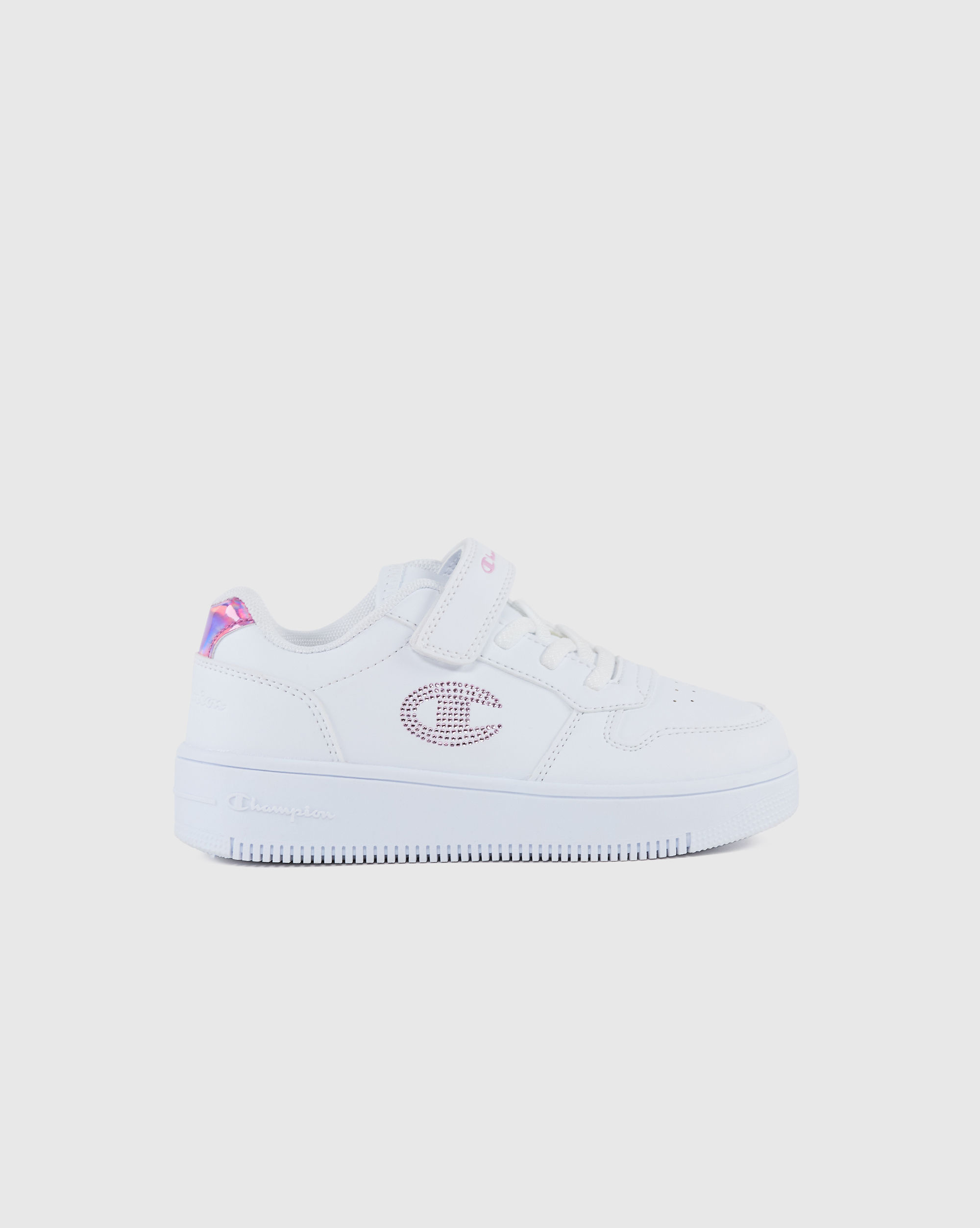 RD18 PLATFORM GLITTER Bianco Bambina