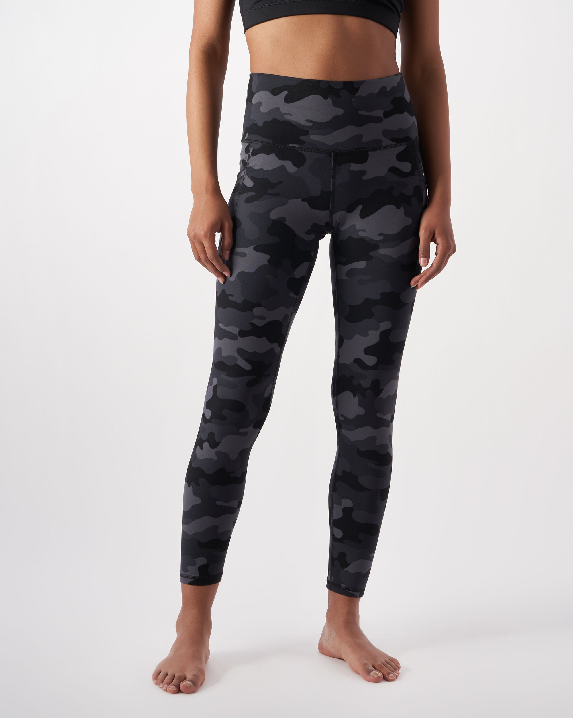 Pantaloni Capri Athletics Nero Donna