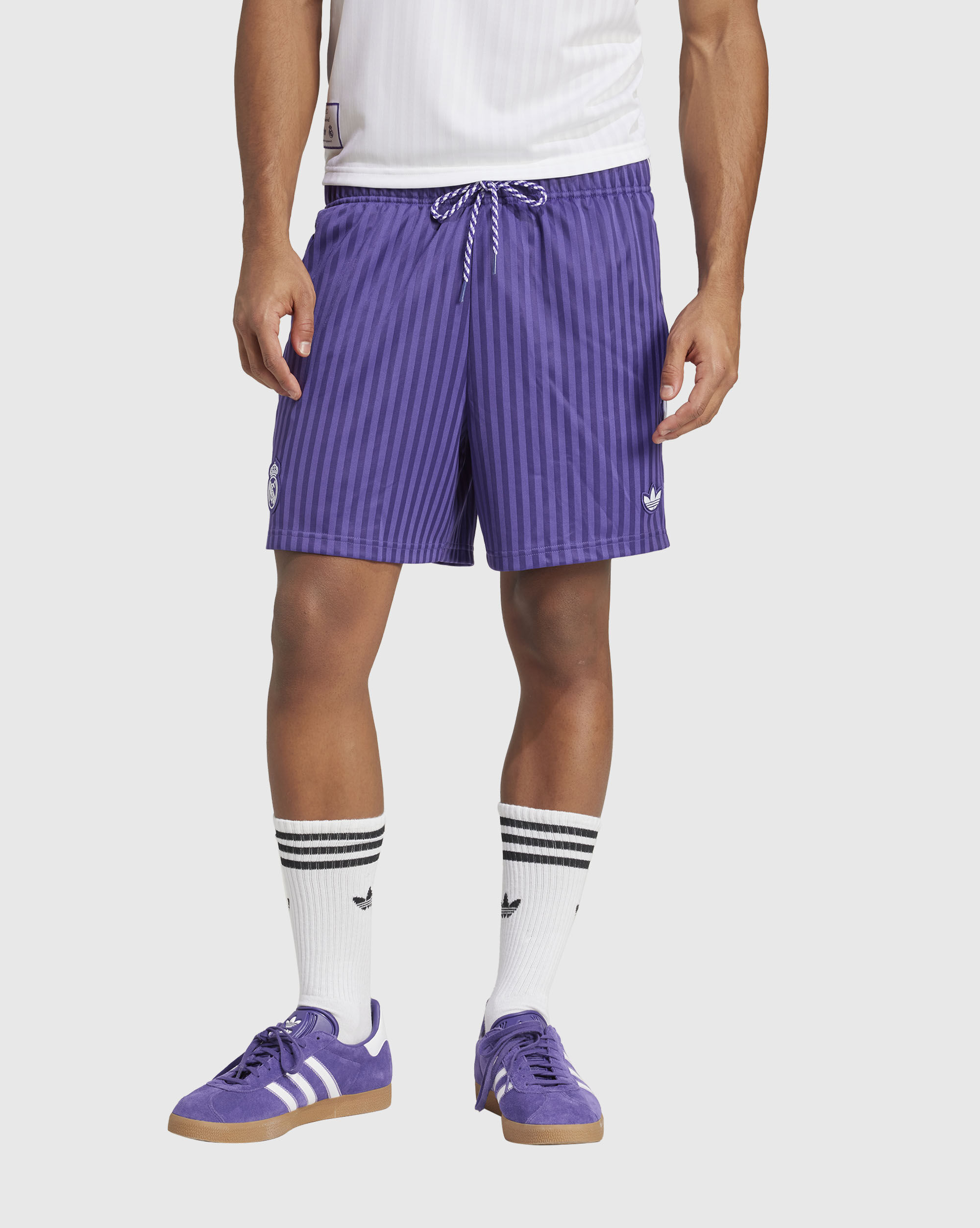 Short Terrace Icons Real Madrid Viola Uomo