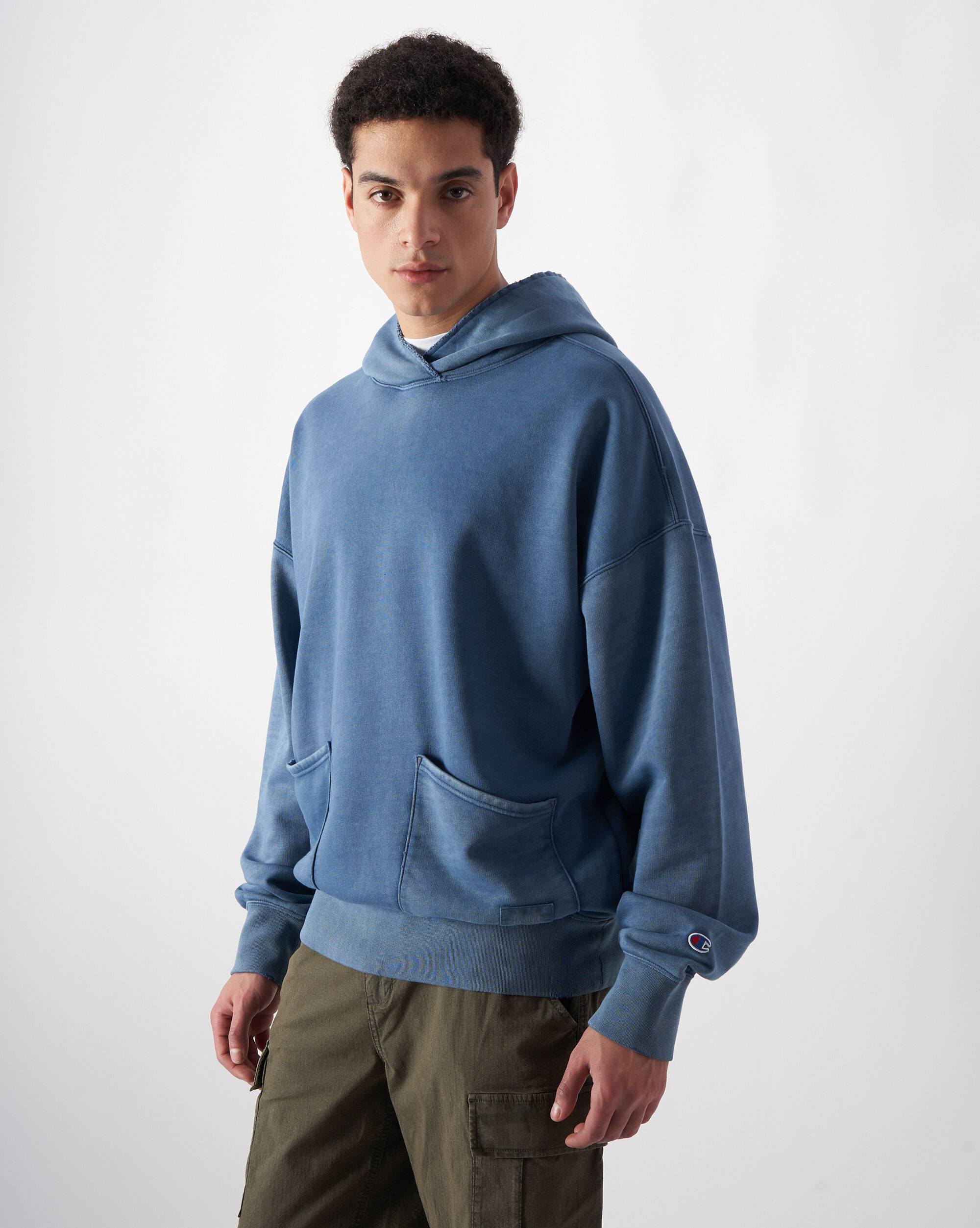 Felpa Con Cappuccio Time Capsule Blu Uomo