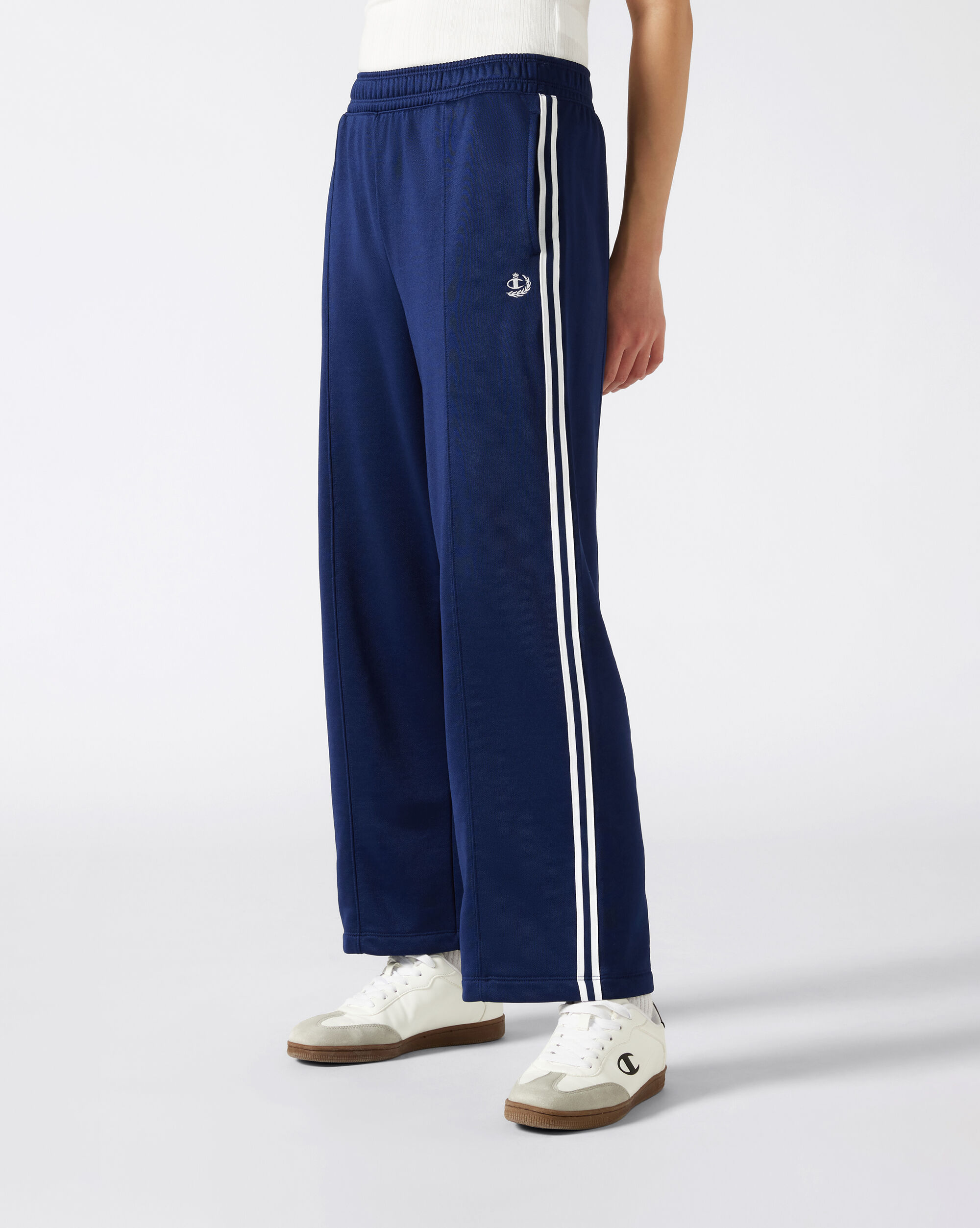 Pantaloni a Gamba Dritta Wild Things Blu Donna