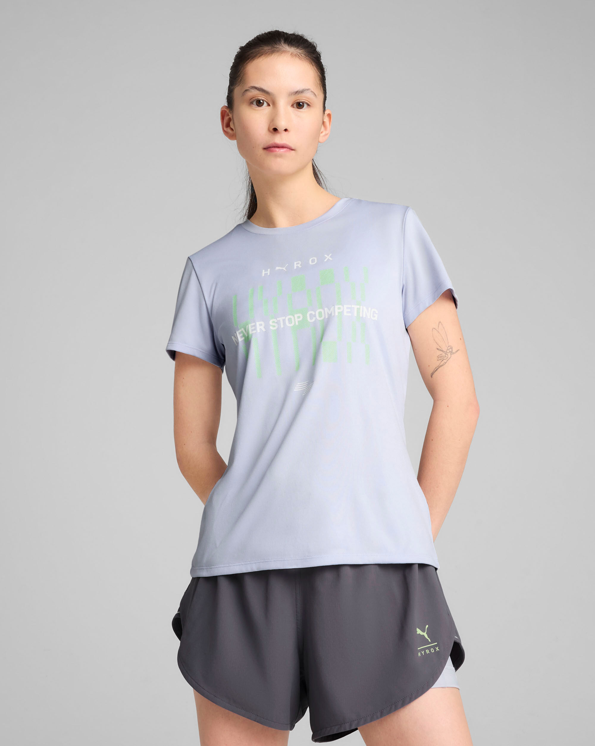 T-Shirt Hyrox Training All Day Viola Donna