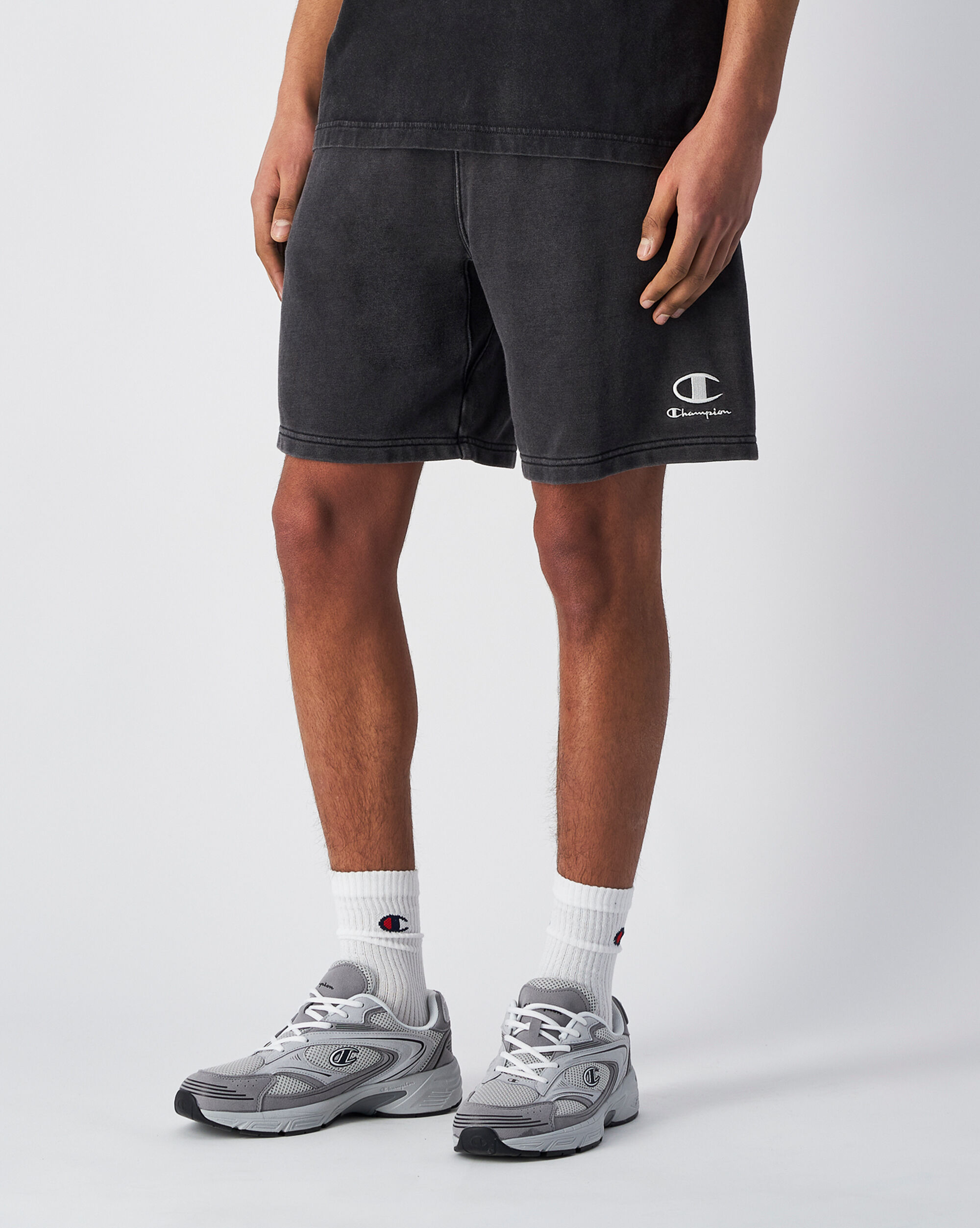 Shorts Icons Plus Wash Nero Uomo