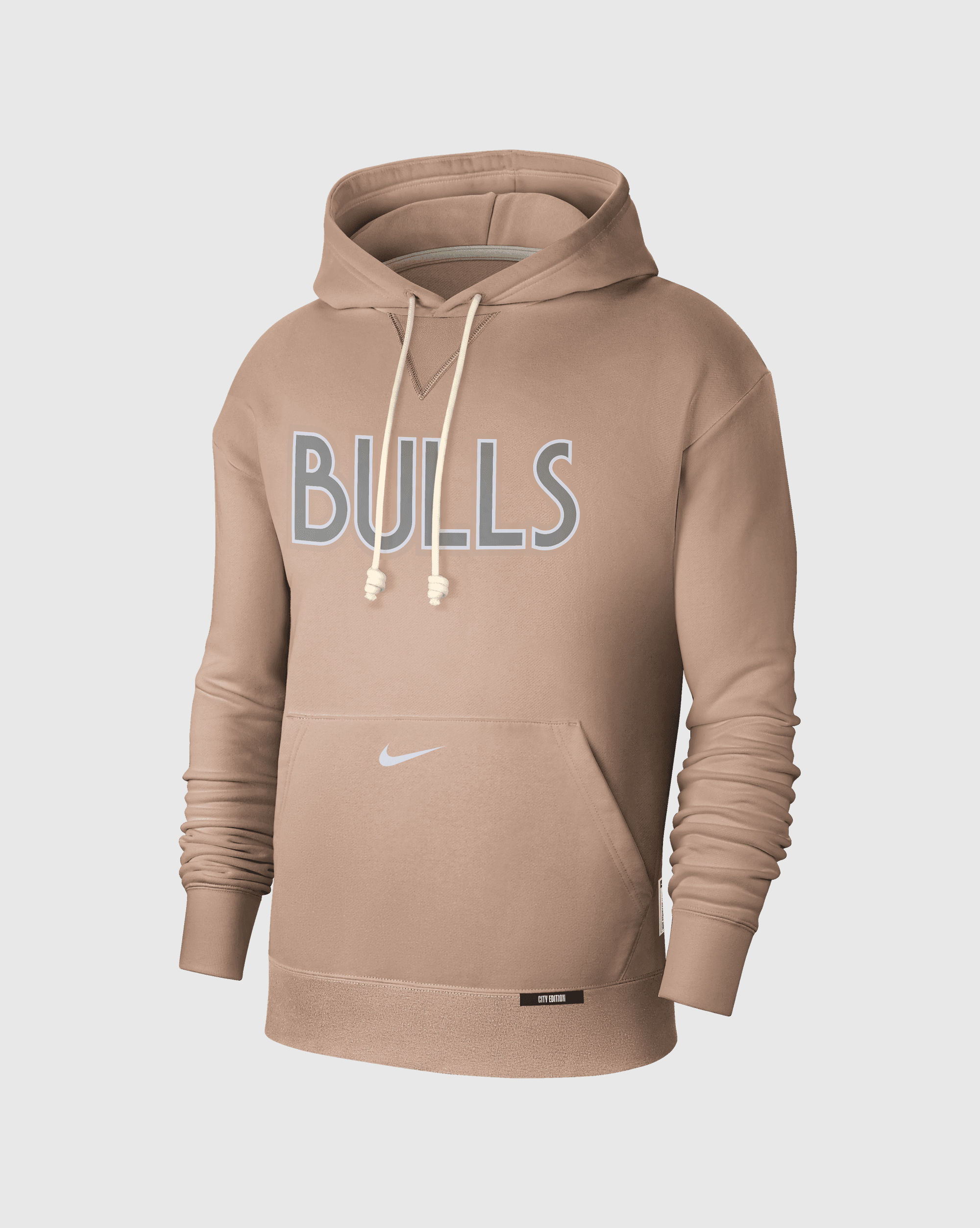 Felpa Con Cappuccio Chicago Bulls Bianco Uomo