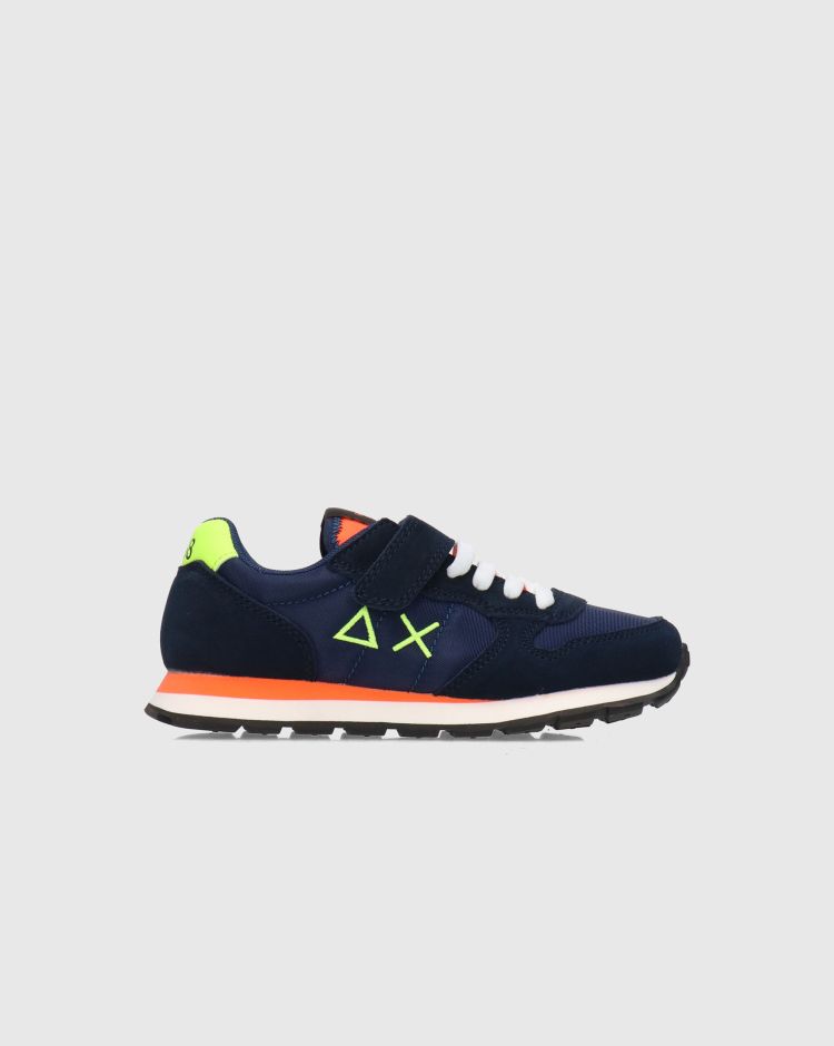 Sun68 Tom Fluo Nylon Kid Blu Bianco Bambino