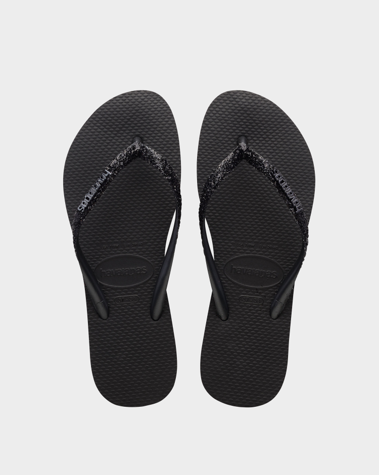 Havaianas Infradito Slim Glitter II Nero Donna