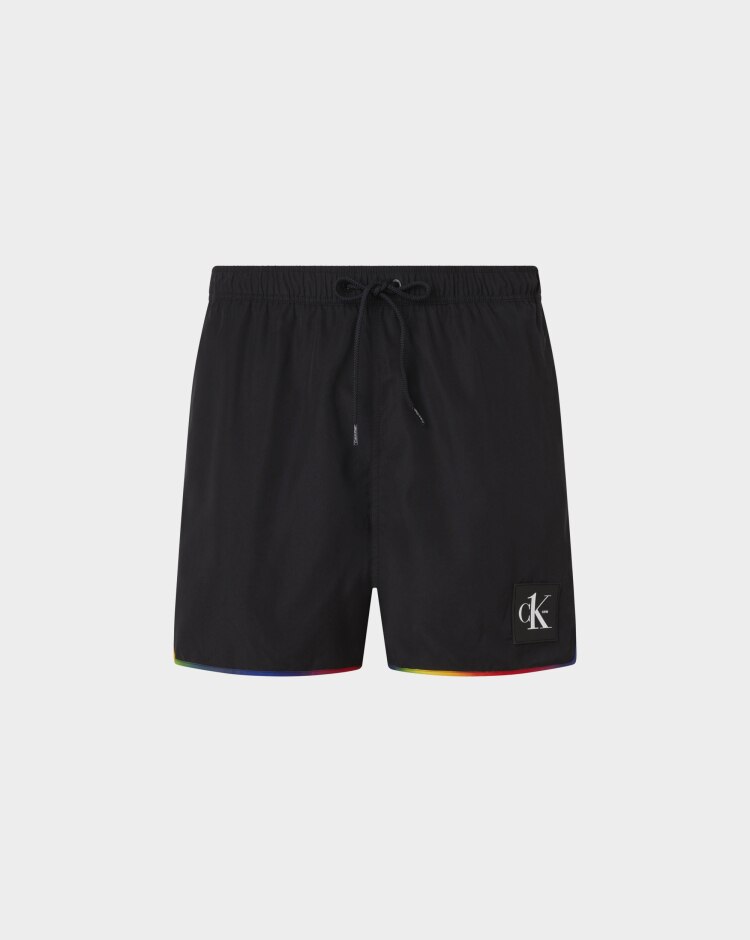 Calvin Klein Beachshorts Medium Runner Pride Nero Uomo