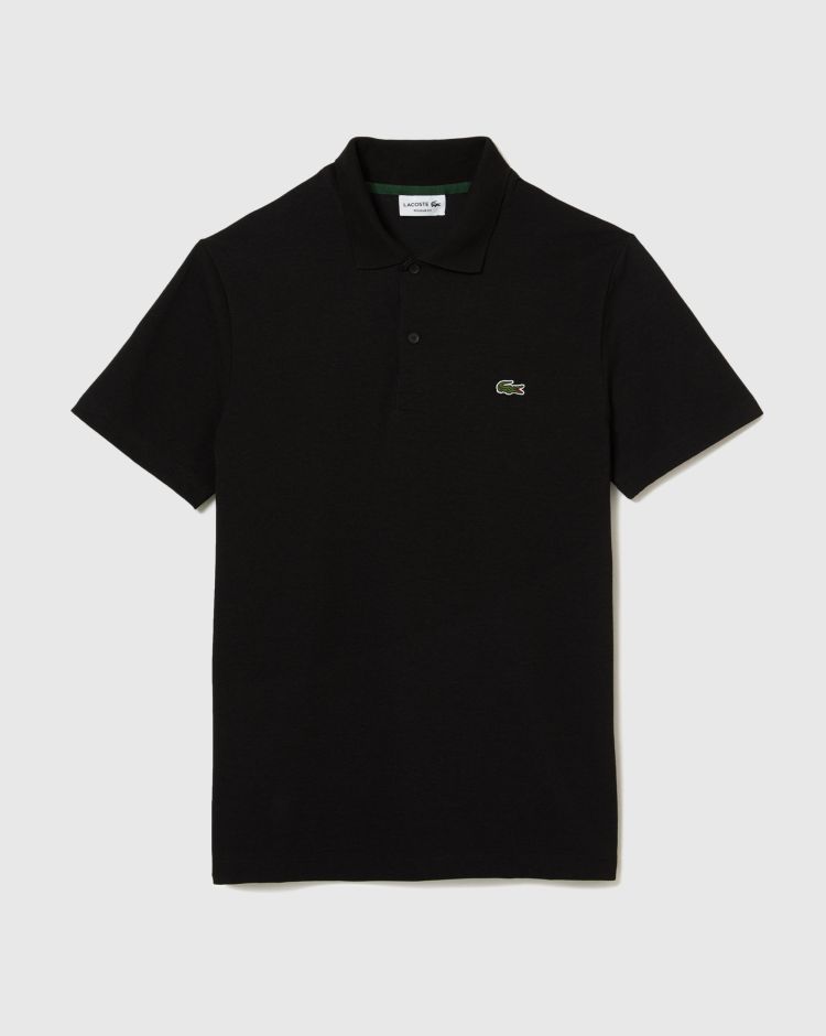 Lacoste Polo Manica Corta Nero Uomo
