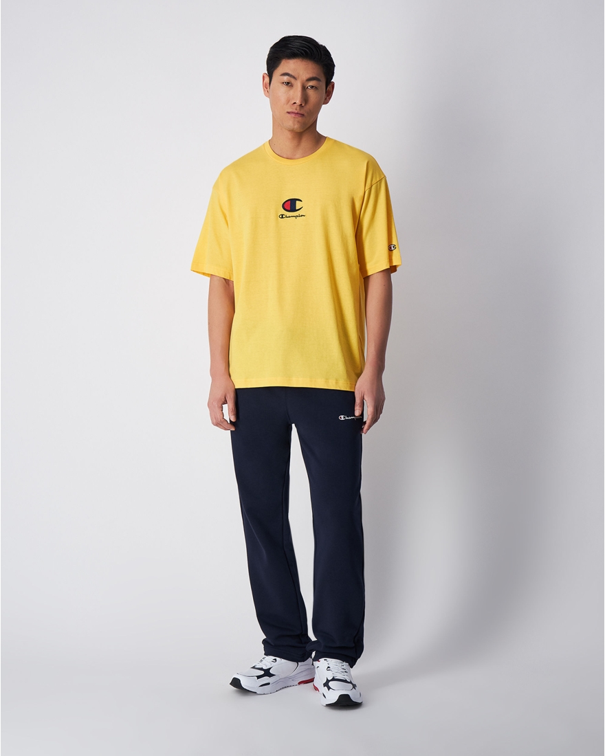 Pantaloni champion uomo giallo shop