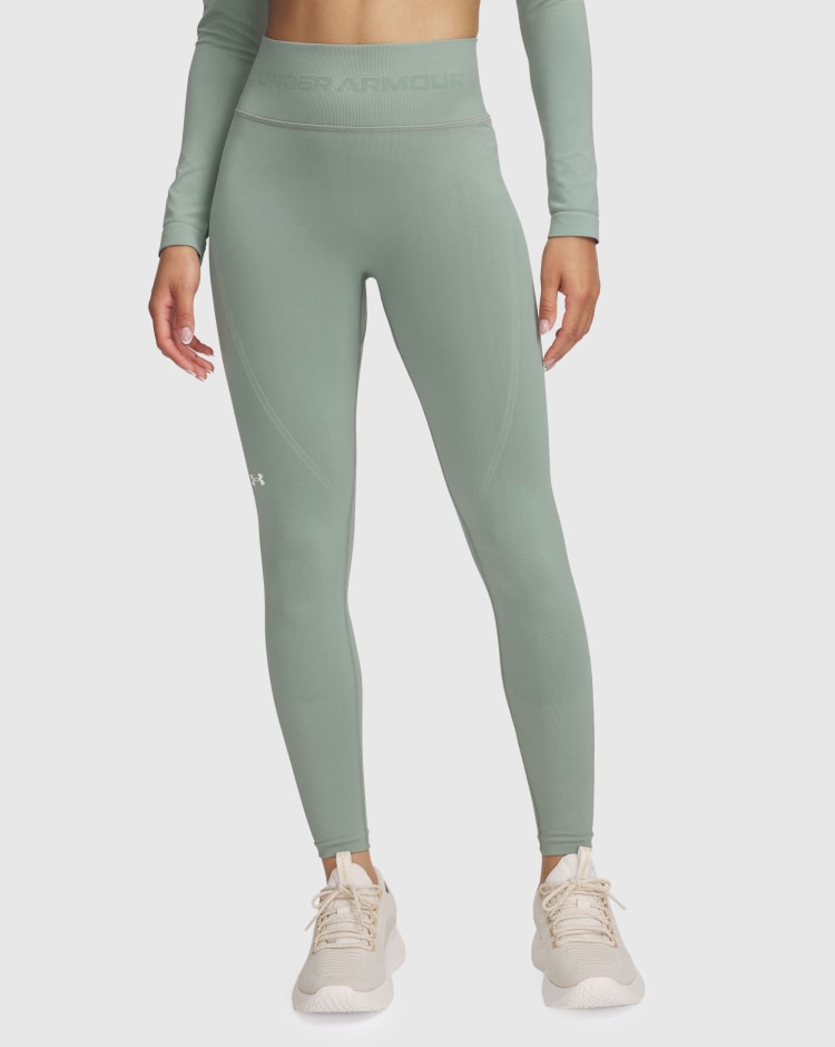 Leggings UA Train Seamless Verde Donna