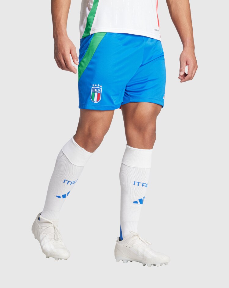 Adidas Pantaloncino Away Italia 2024 Azzurri Uomo