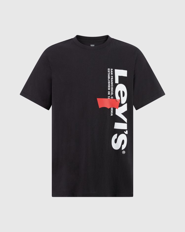 Levi's T-Shirt Relaxed Fit Nero Uomo