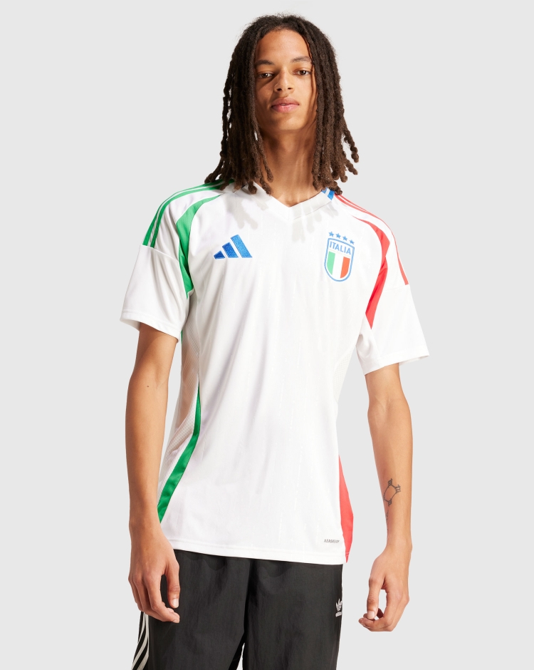 Adidas Seconda Maglia Away Italia 2024 Bianco Uomo