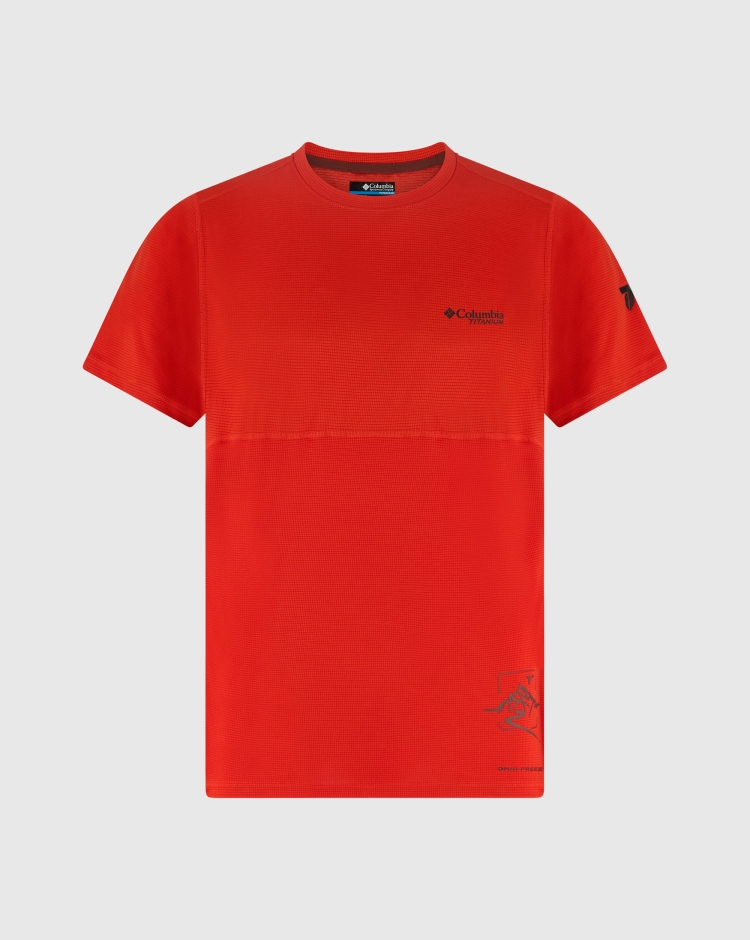 Columbia T-shirt tecnica Cirque River Arancio Uomo