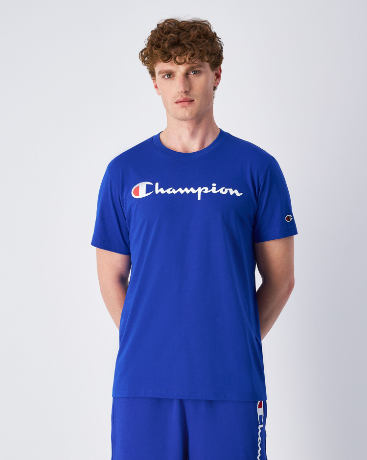 T-Shirt Manica Corta Icons Blu Uomo