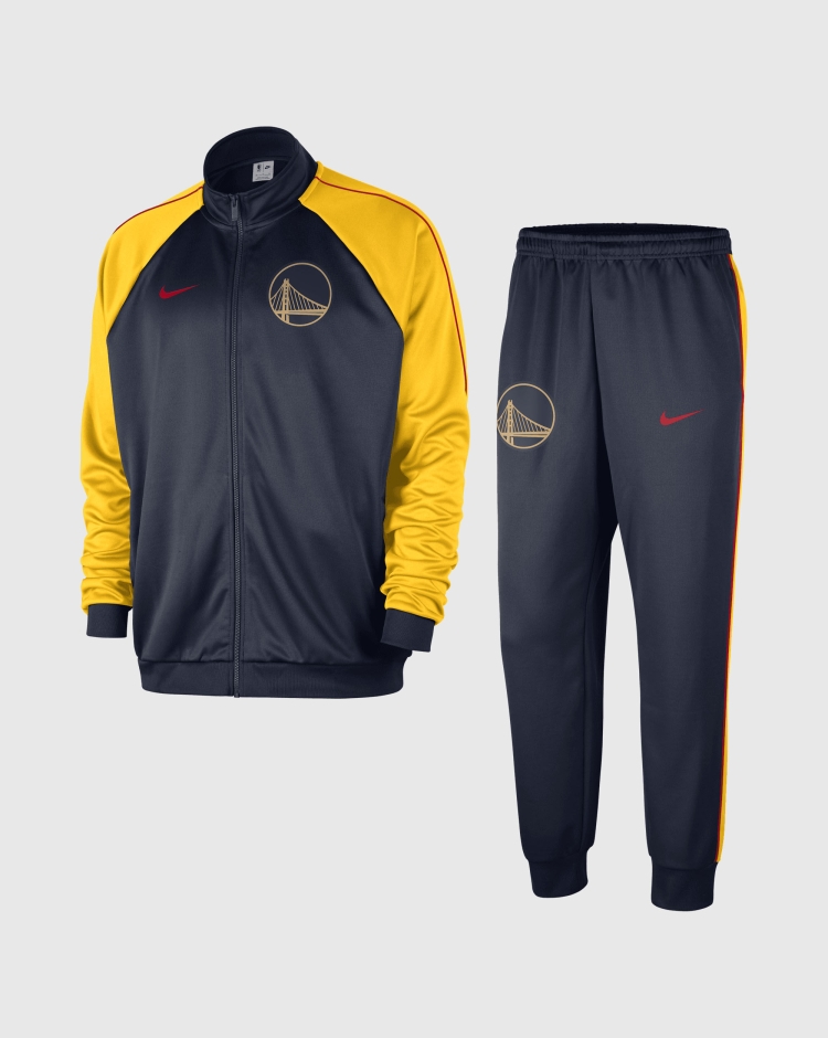 Tuta Golden State Warriors Blu Uomo