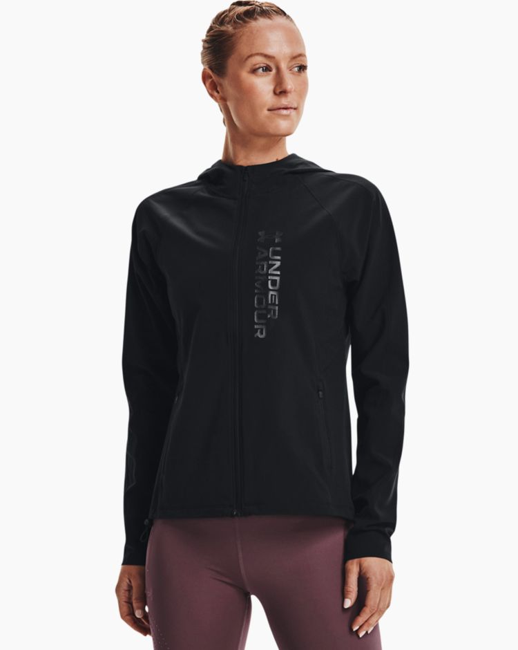 Under Armour Outrun The Storm Jkt Nero Donna