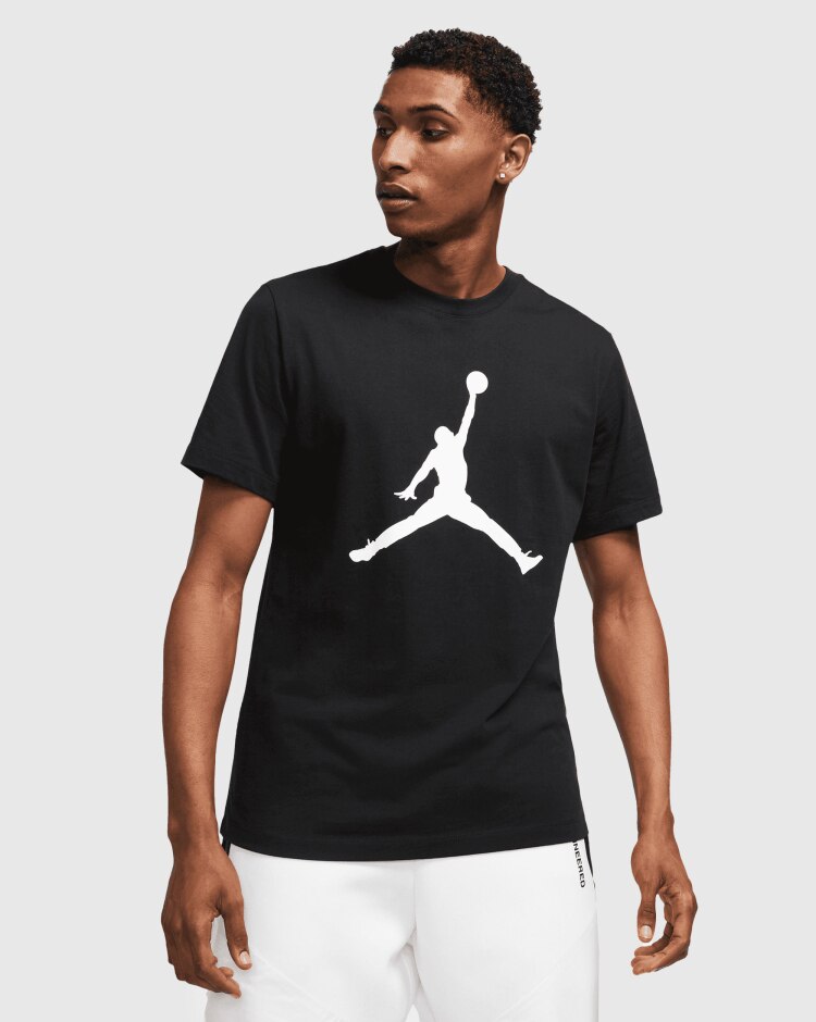 Nike Jordan M J Jumpman Ss Crew Nero Uomo