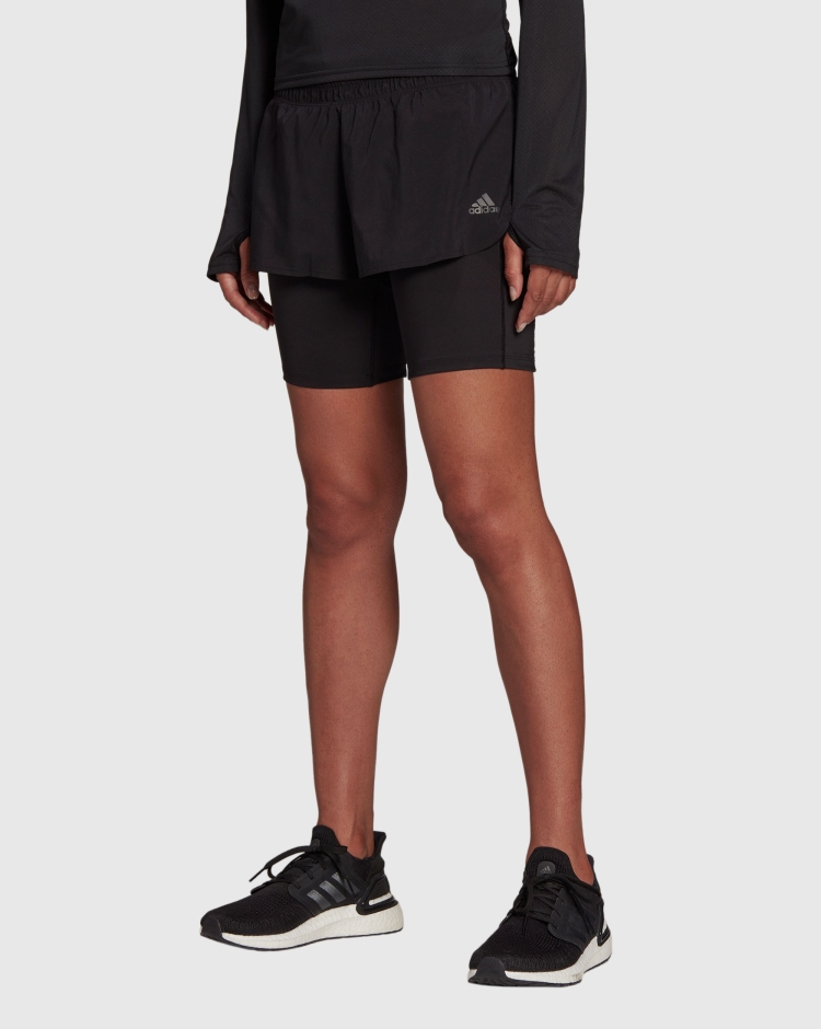 Adidas 2in1 Shorts Nero Donna