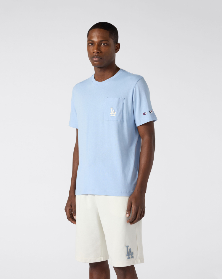 T-Shirt Manica Corta MLB Blu Uomo