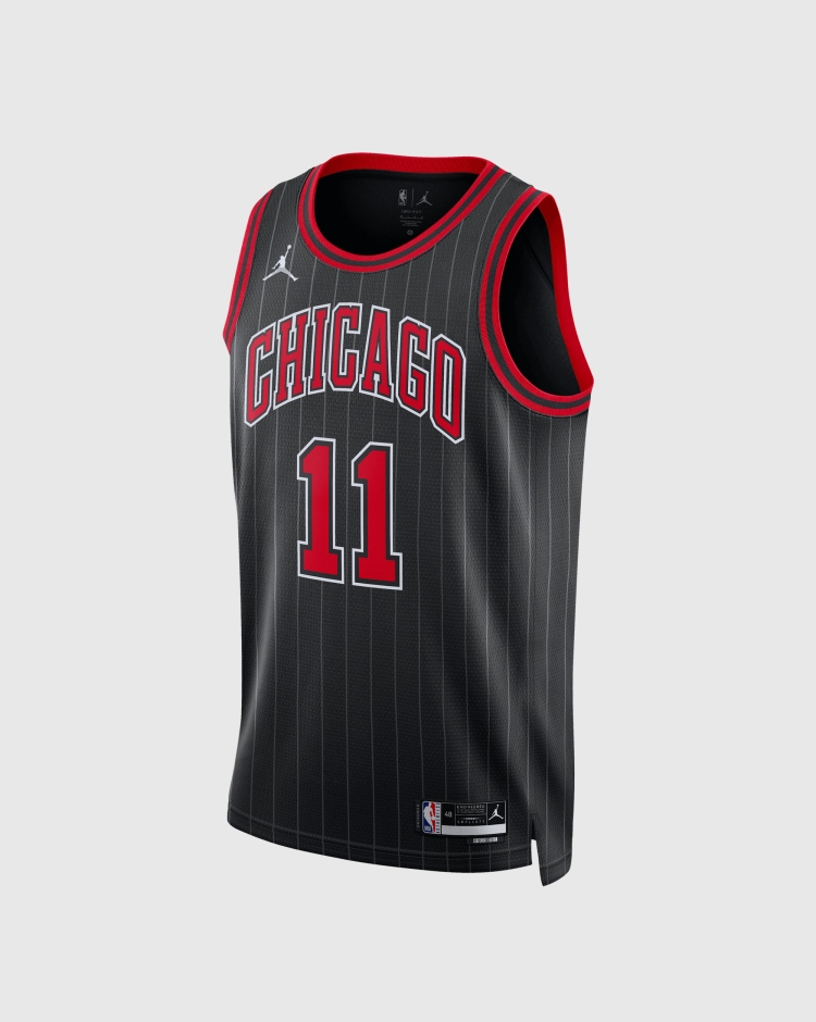 Nike NBA Canotta Chicago Bulls Statement Edition 2022/2023 Nero Uomo