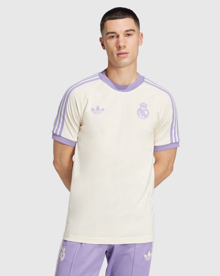 T-shirt adicolor Classics 3-Stripes Real Madrid Bianco Uomo
